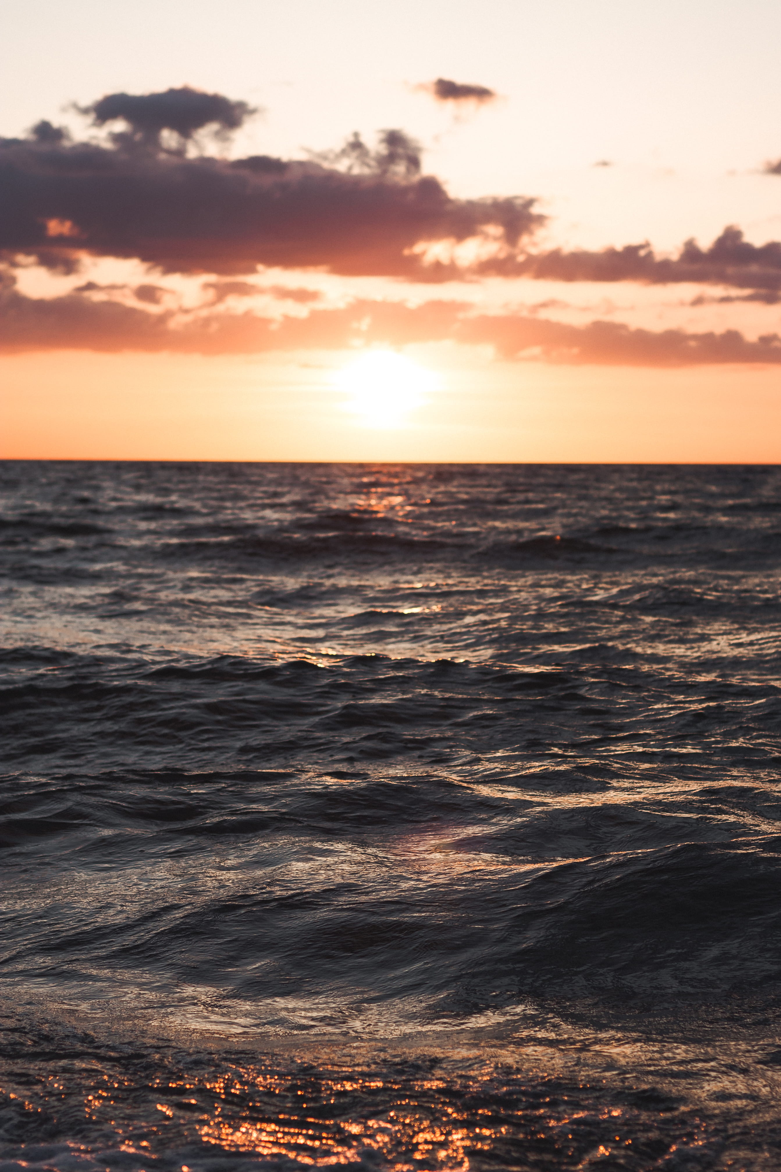 sea, beach, shadow, scenics, sun, sunny, cloud - Sky, color Image, spring, cloudscape, rain, tranquil Scene, sunset, autumn, water, gold Colored, water drop, Phone HD Wallpaper
