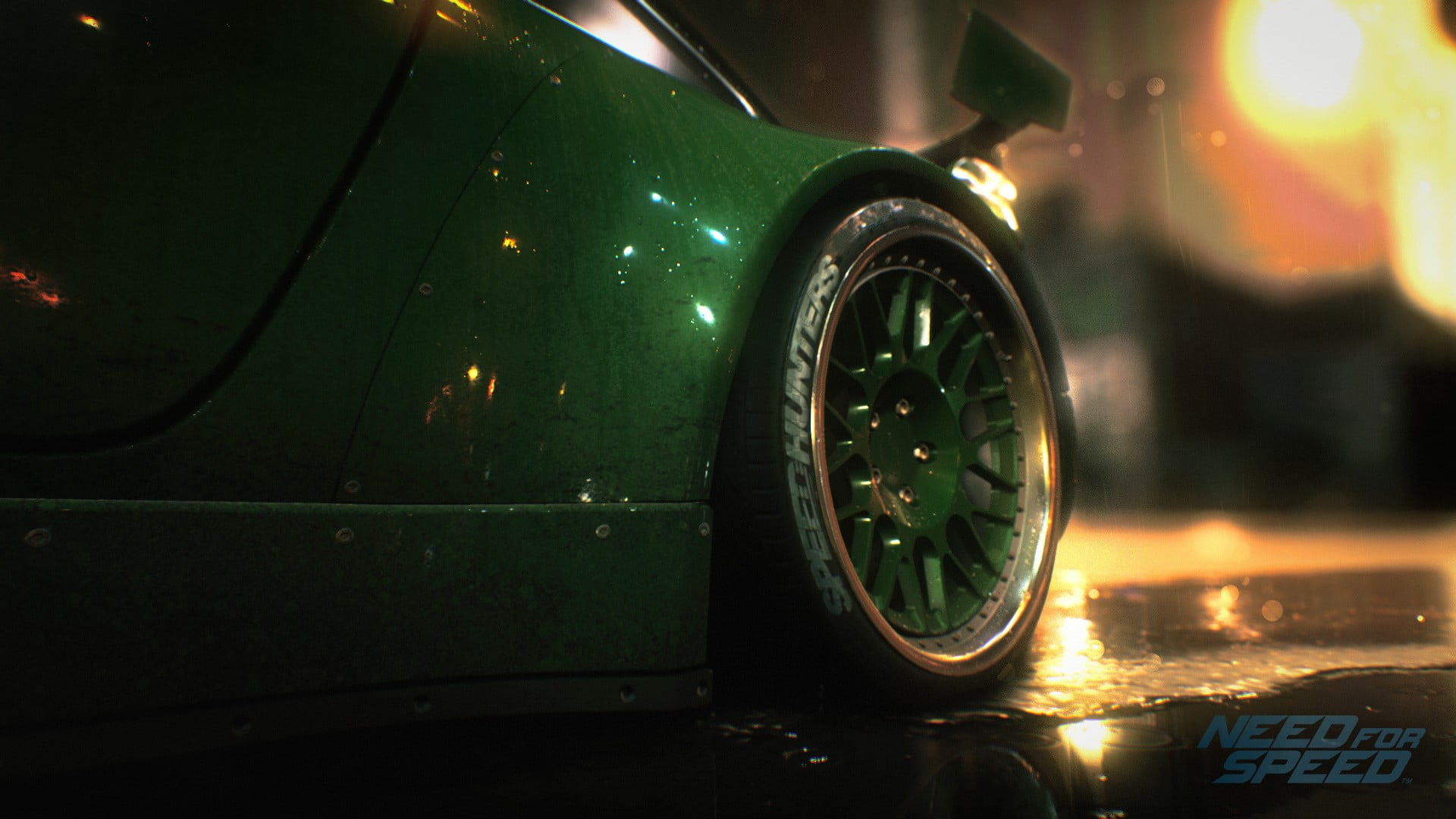 retro styled, 1080P, shiny, mode of transportation, luxury, radial, water, night, outdoors, wheel, illuminated, no people, racing, land vehicle, Need for Speed, HD Wallpaper