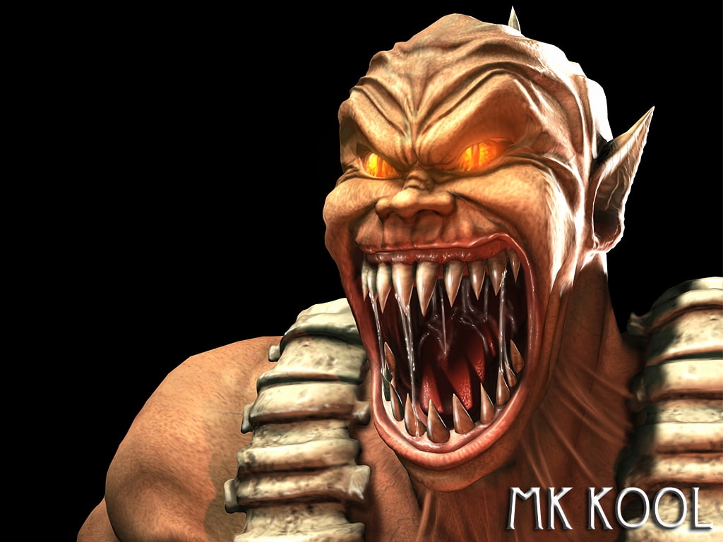 monster, em, blades, games, video, beat, mortal, 480P, beat em up, finishing moves, art, hd, baraka, kombat, HD Wallpaper