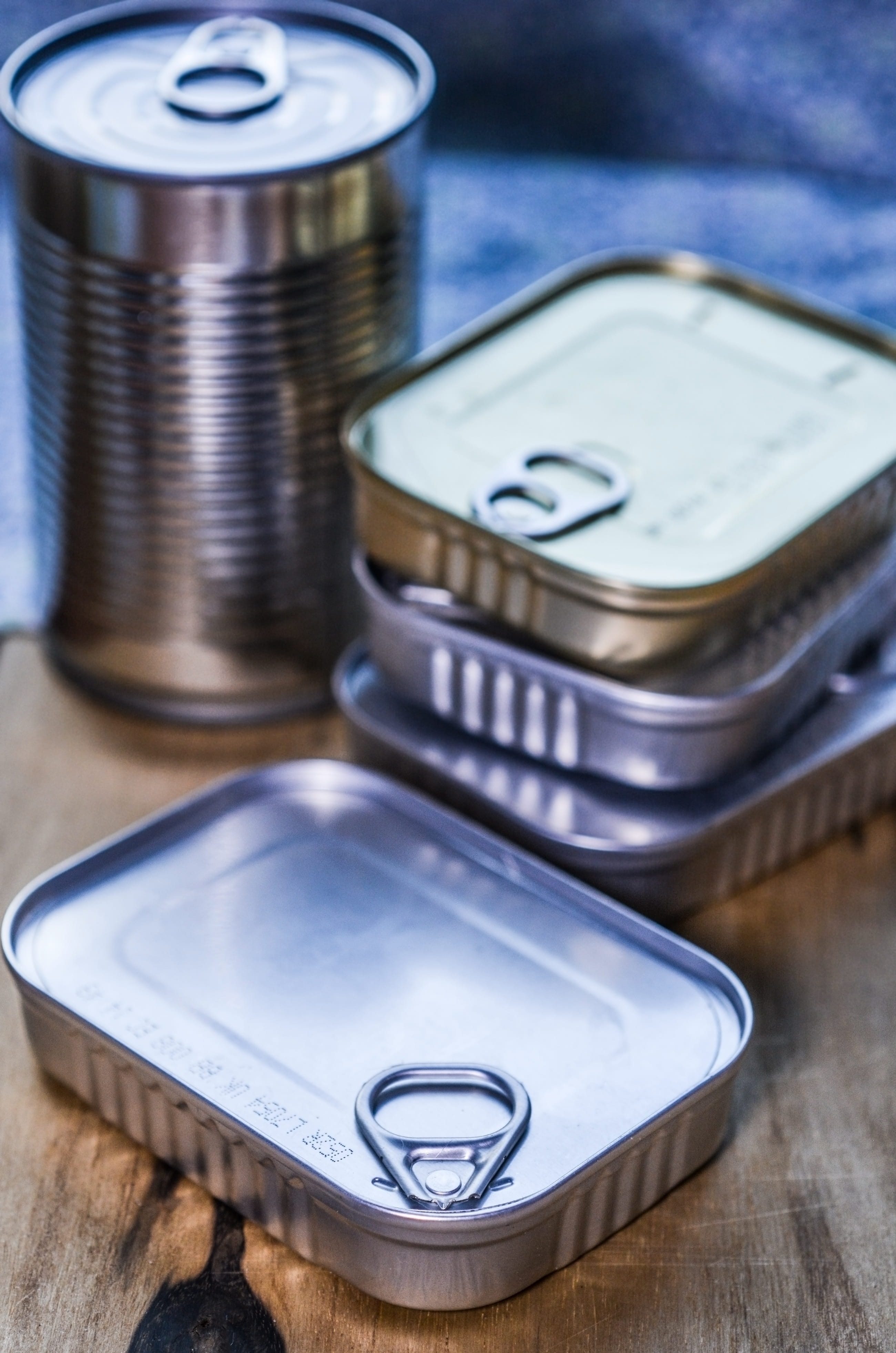 kitchen, still life, text, hermetic, business, connection, silver colored, tinned, focus on foreground, blue, storage, preserve, no people, number, tin, Phone HD Wallpaper