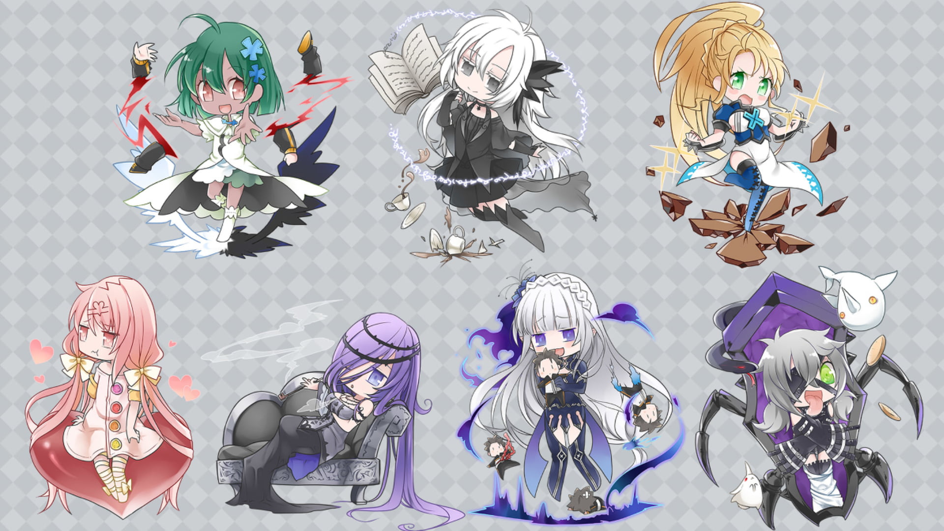 Minerva (Re:ZERO), Carmilla (Re:ZERO), Satella (Re:Zero), Sekhmet (Re:Zero), Daphne (Re:Zero), Subaru Natsuki, Re:ZERO -Starting Life in Another World-, HD Wallpaper