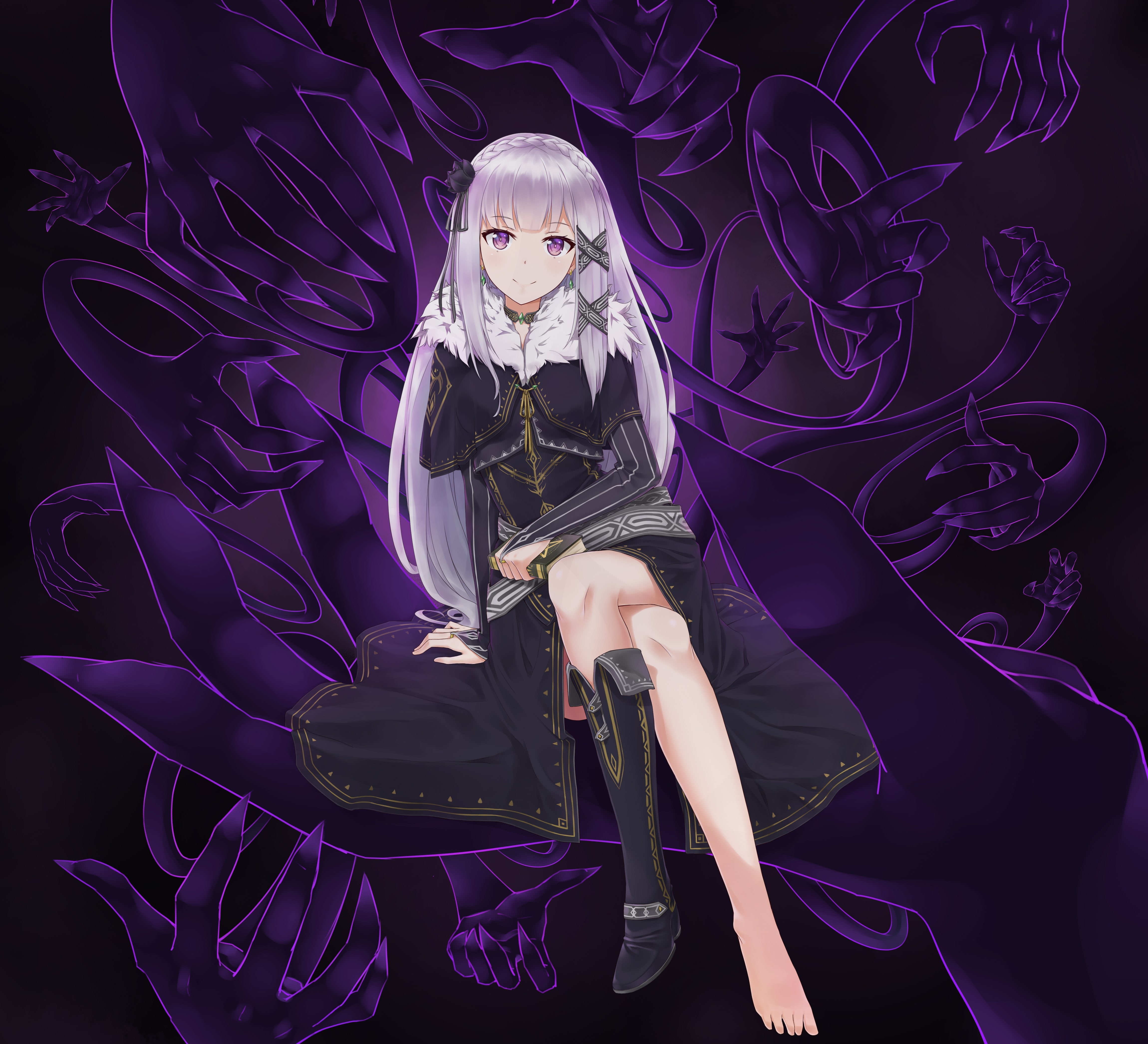 4K, rezero starting life in another world, HD Wallpaper