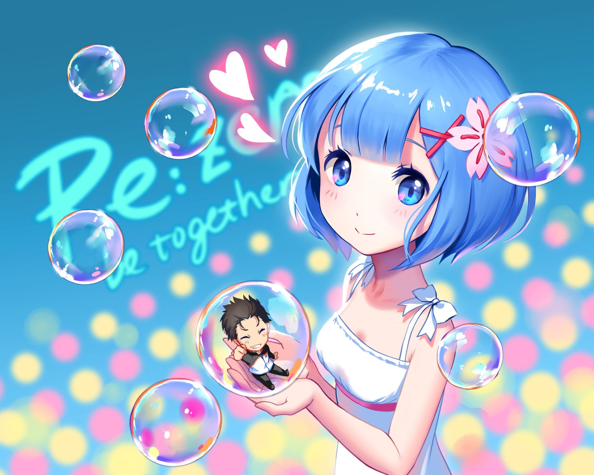 rezero starting life in another world, 1080P, HD Wallpaper