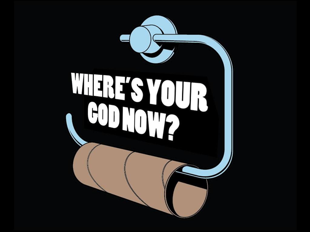 humor, atheism, minimalism, 480P, HD Wallpaper