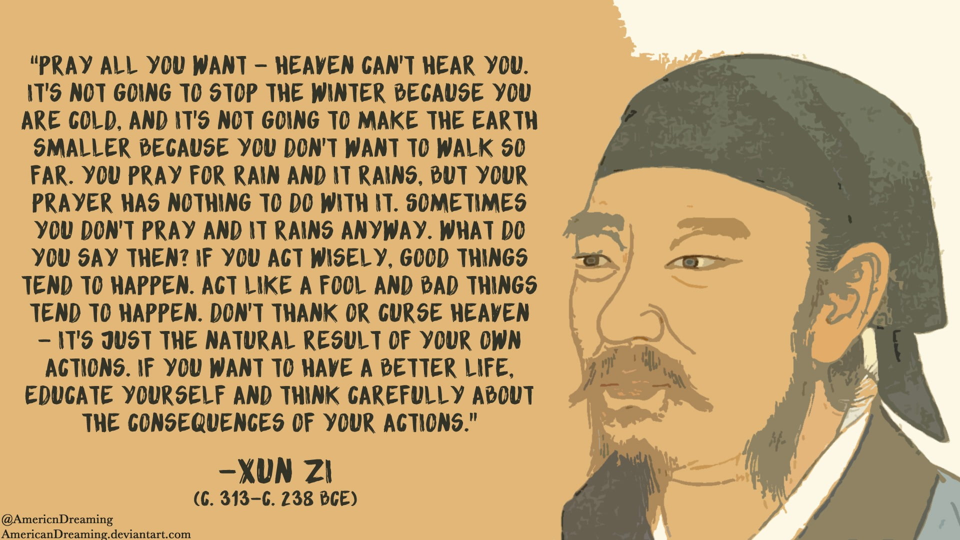 1080P, confucian, atheism, quote, HD Wallpaper