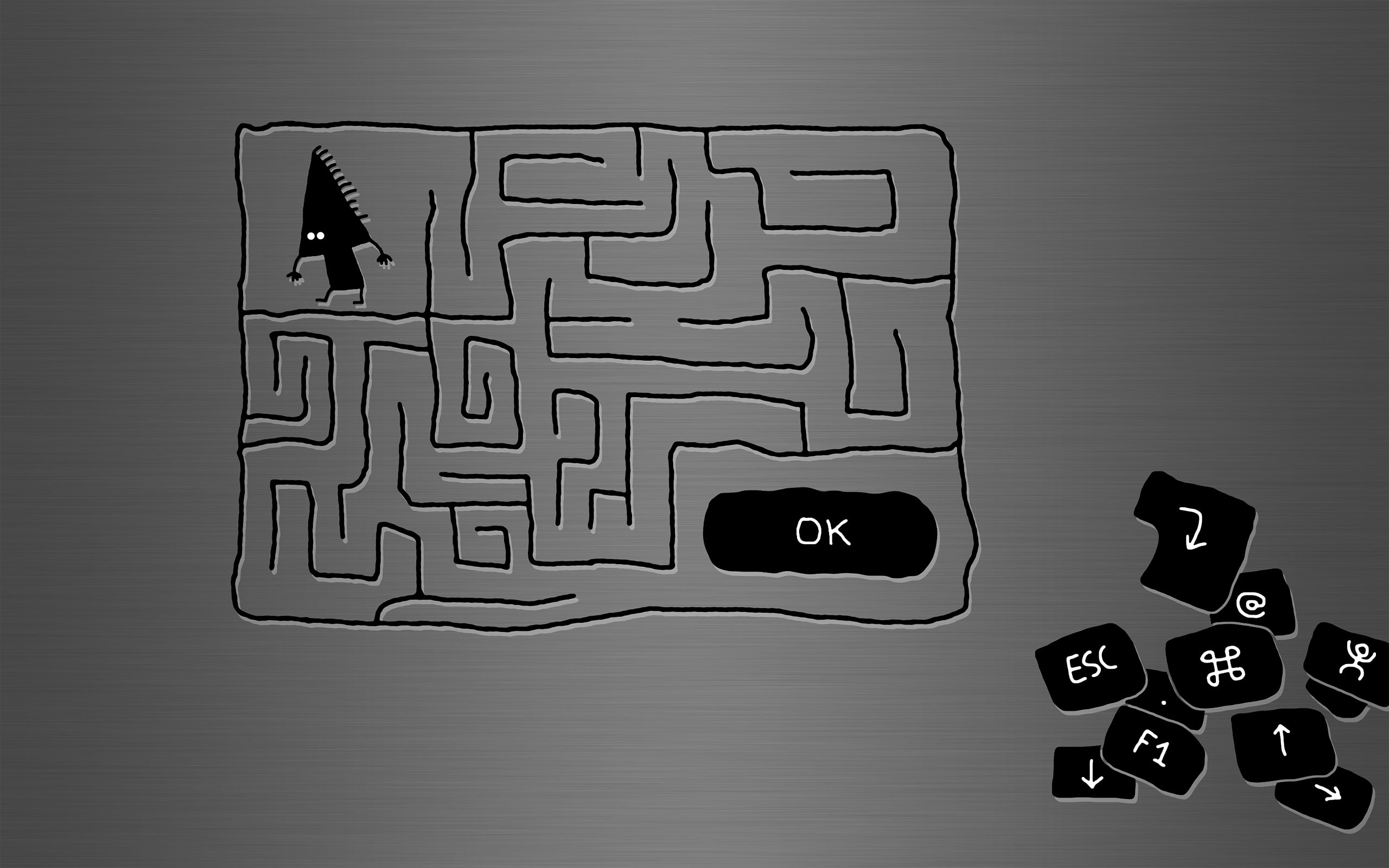 relaxation, black color, studio shot, human representation, challenge, text, opportunity, Maze, strategy, indoors, button, art and craft, people, 2K, the cursor, HD Wallpaper