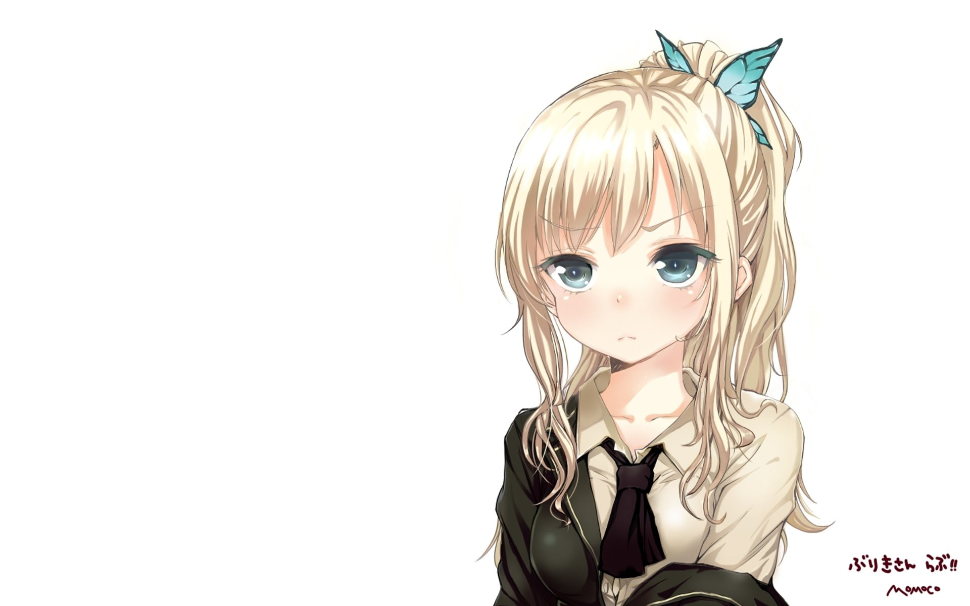 kashiwazaki, many, don, white, 1080P, hd, sena, t, i, have, blonde, anime, cartoon/comic, friends, HD Wallpaper