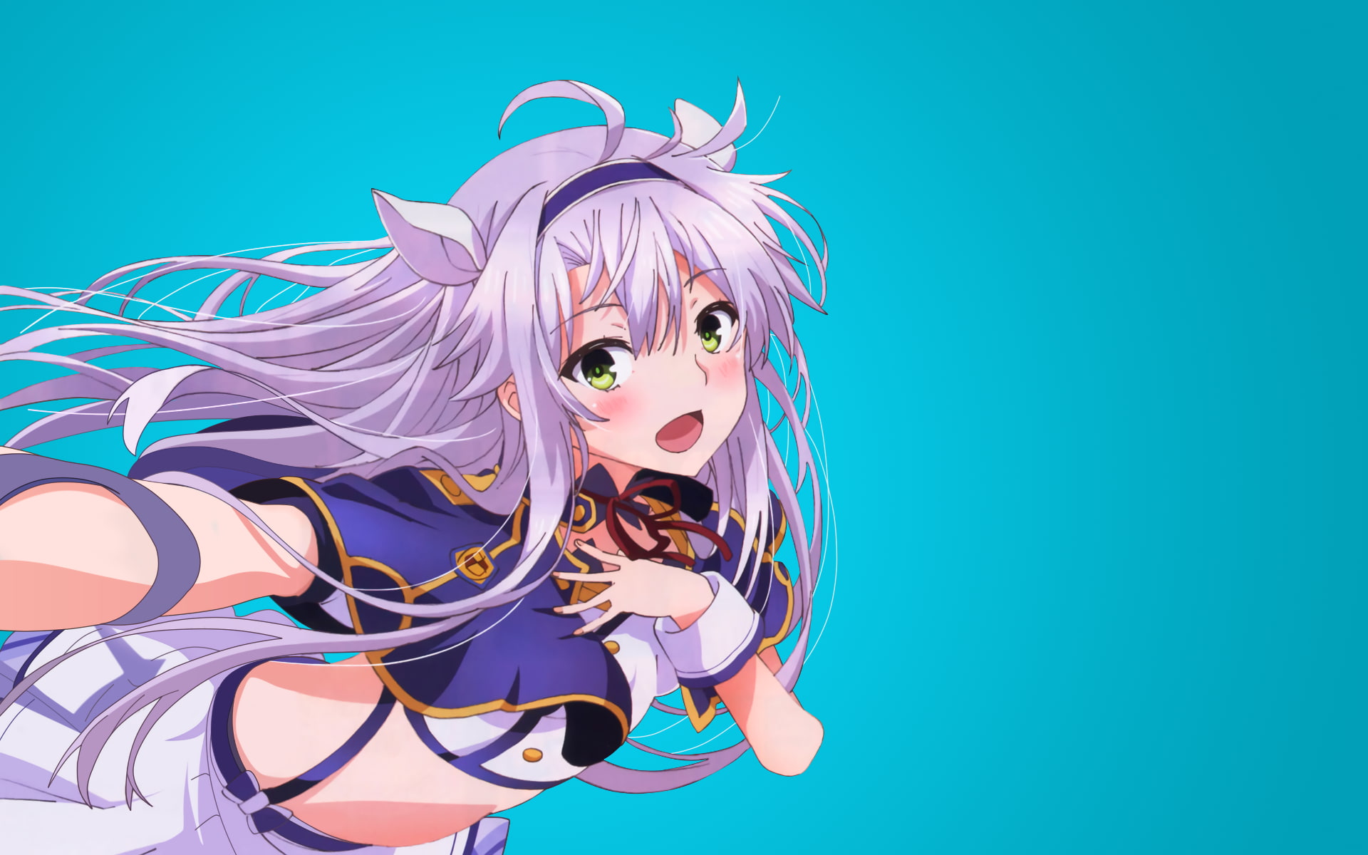 Sistine Fibel, 1080P, Rokudenashi Majutsu Koushi to Akashic Records, anime girls, HD Wallpaper