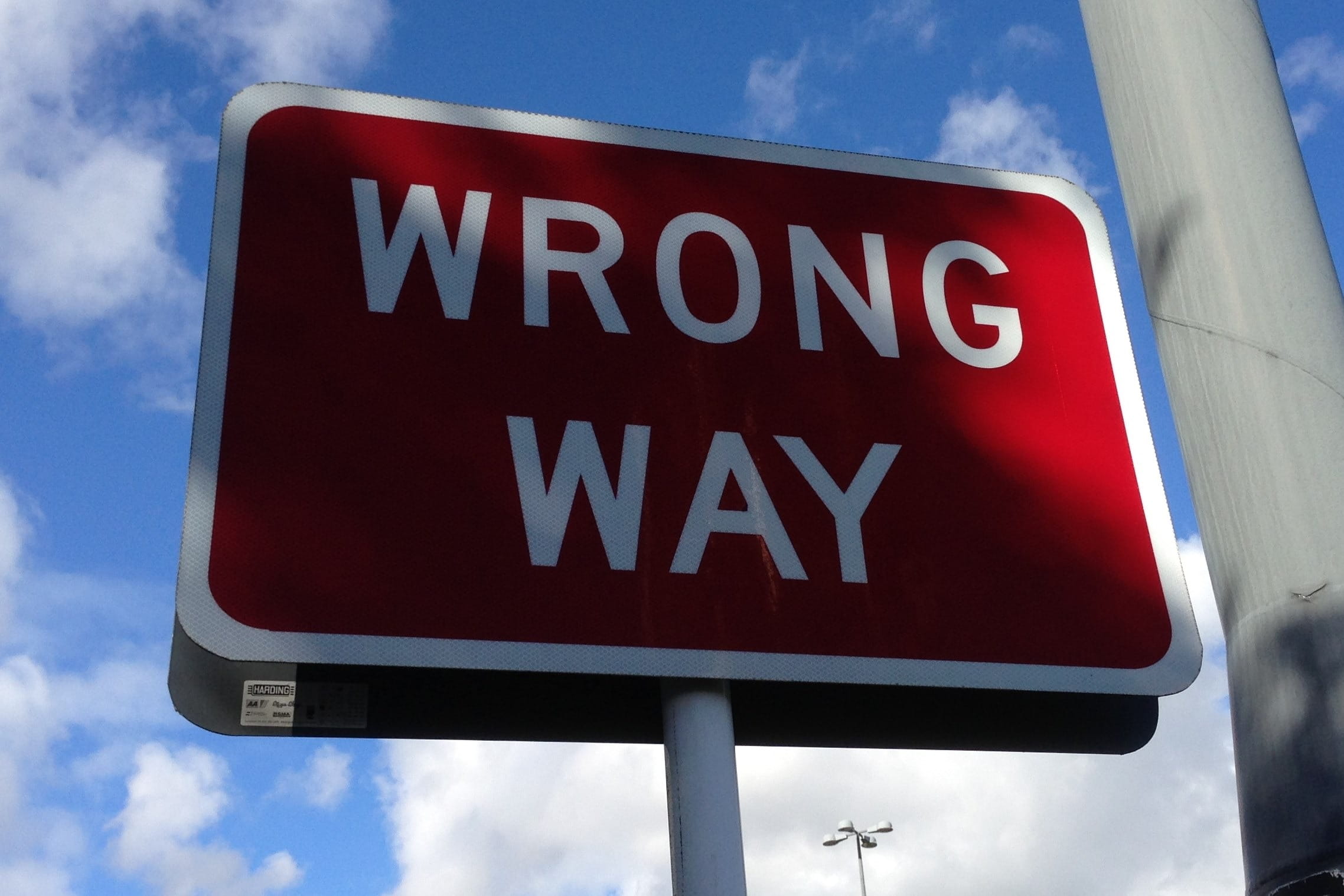 directional, close-up, transportation, information, communication, red and white, signpost, way, blue, sky, white, sign, pollution, no people, outdoors, HD Wallpaper