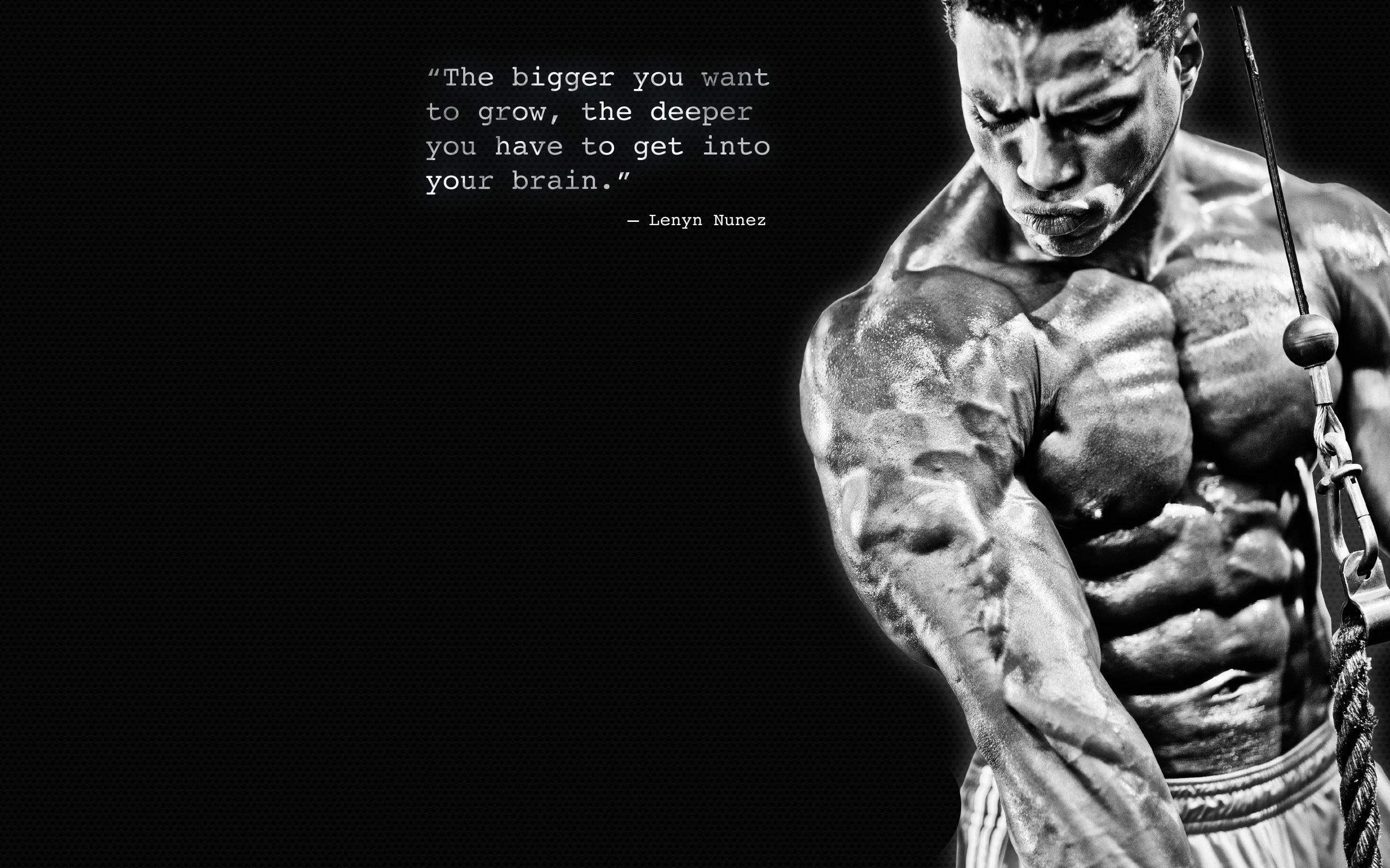quote, text, 2560x1600, get, brain, quotes, grow, 2K, nunez, want, bigger, lenyn nunez, lenyn, deeper, HD Wallpaper
