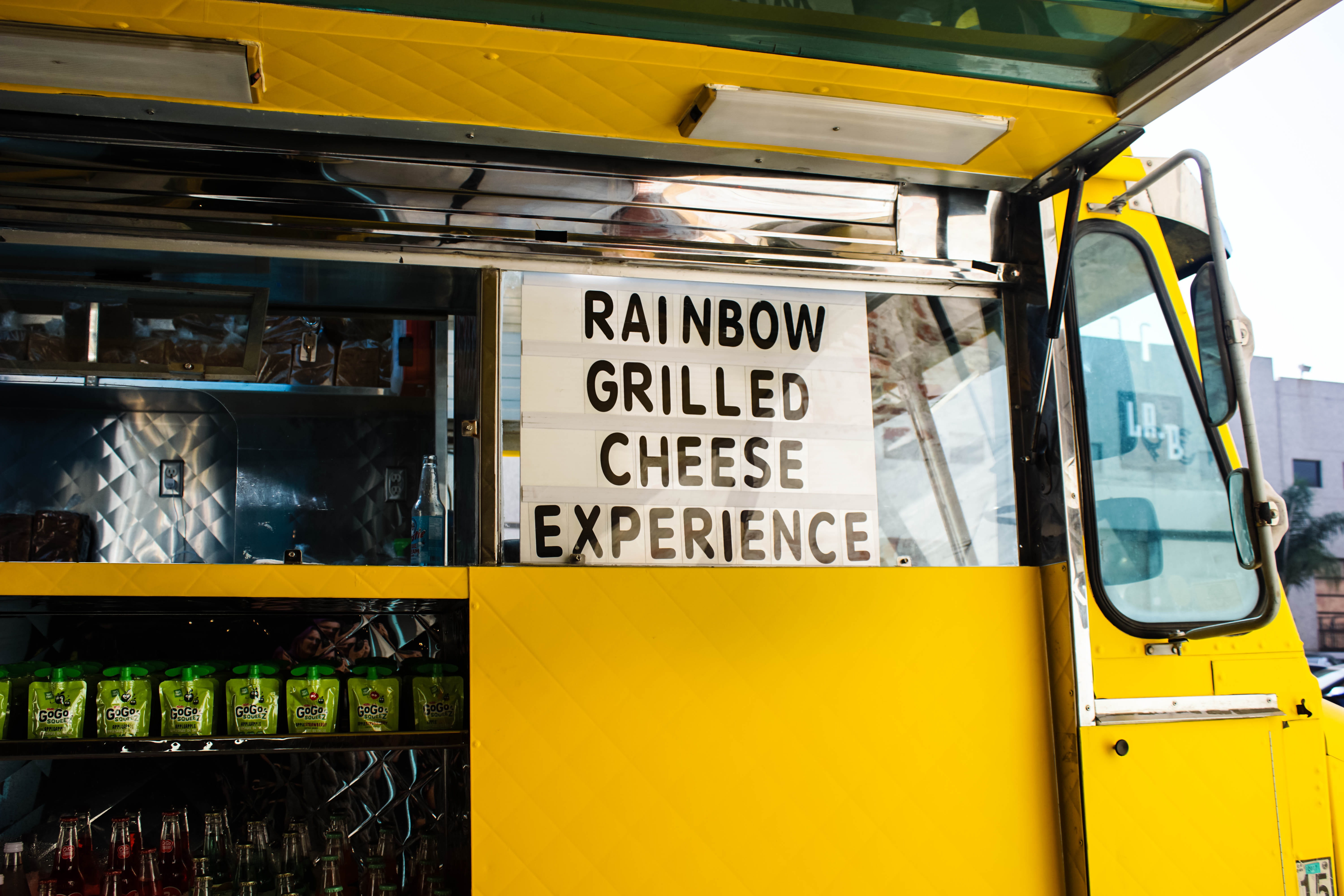 transportation, quote, window, mode of transportation, yellow, public transportation, truck, outdoors, street food, bus, western script, land vehicle, food and drink, HD Wallpaper