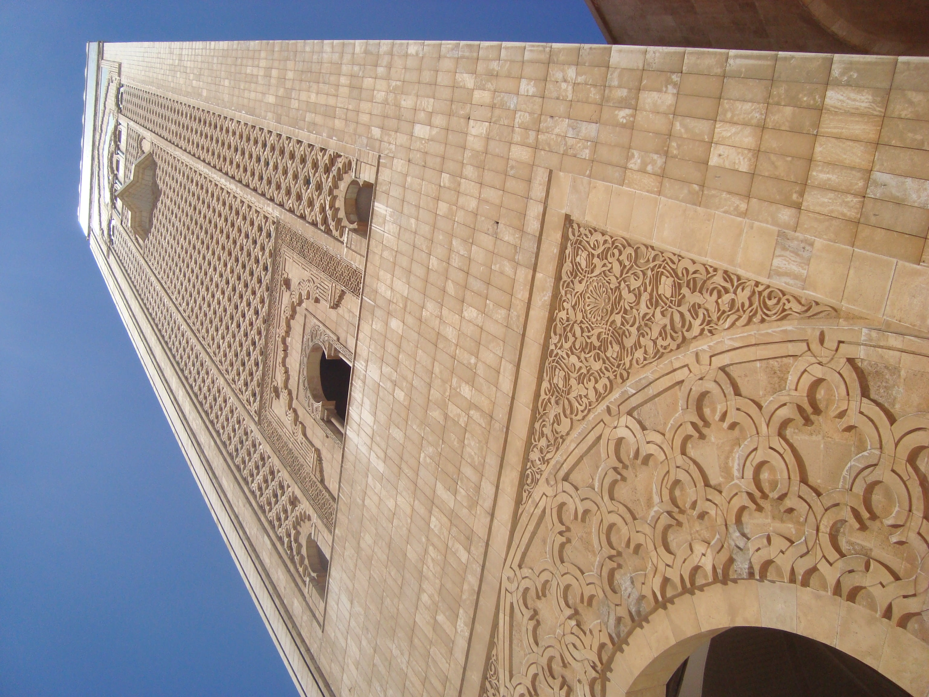 the past, 2K, built structure, africa, arch, mosque, sky, no people, clear sky, pattern, history, art and craft, carving - craft product, architecture, HD Wallpaper