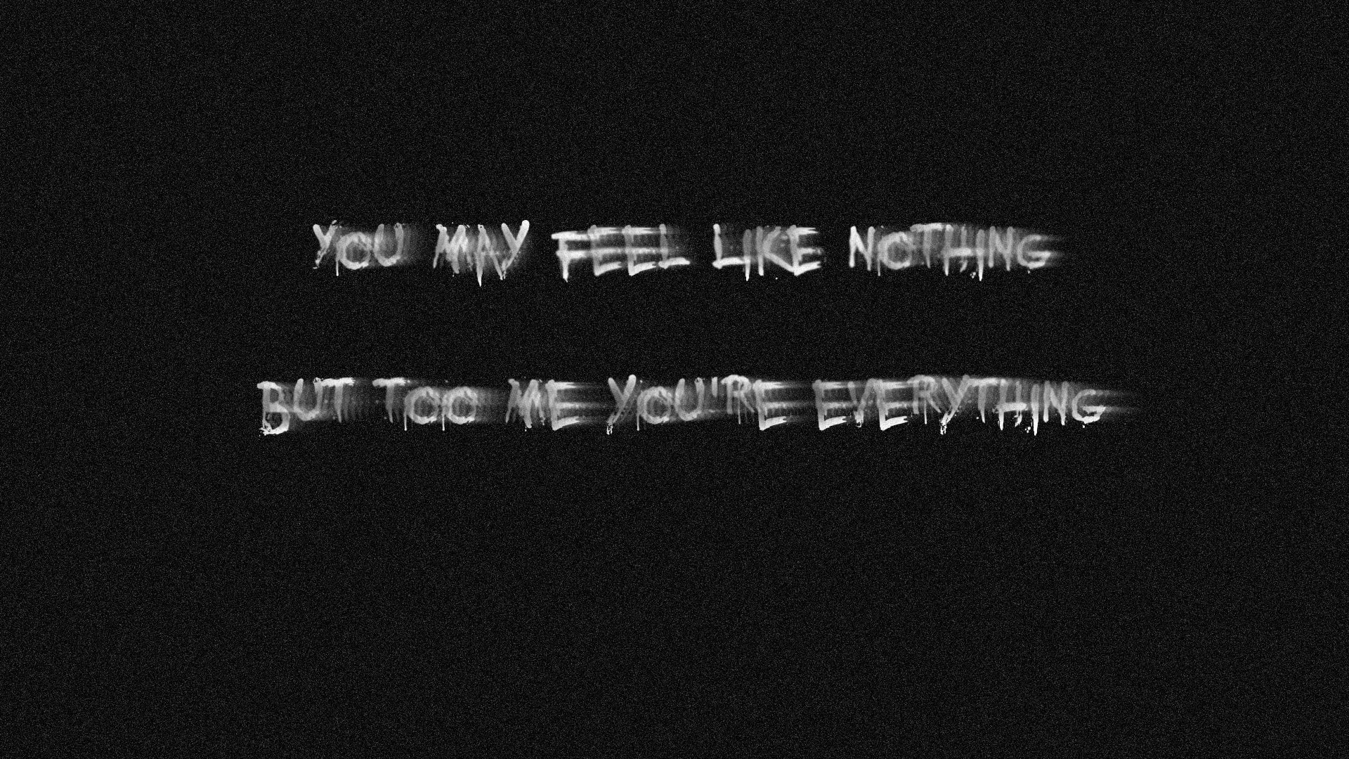 western script, sign, communication, nostalgia, message, wall - building feature, Nothing, 1080P, indoors, night, black background, no people, emotion, HD Wallpaper