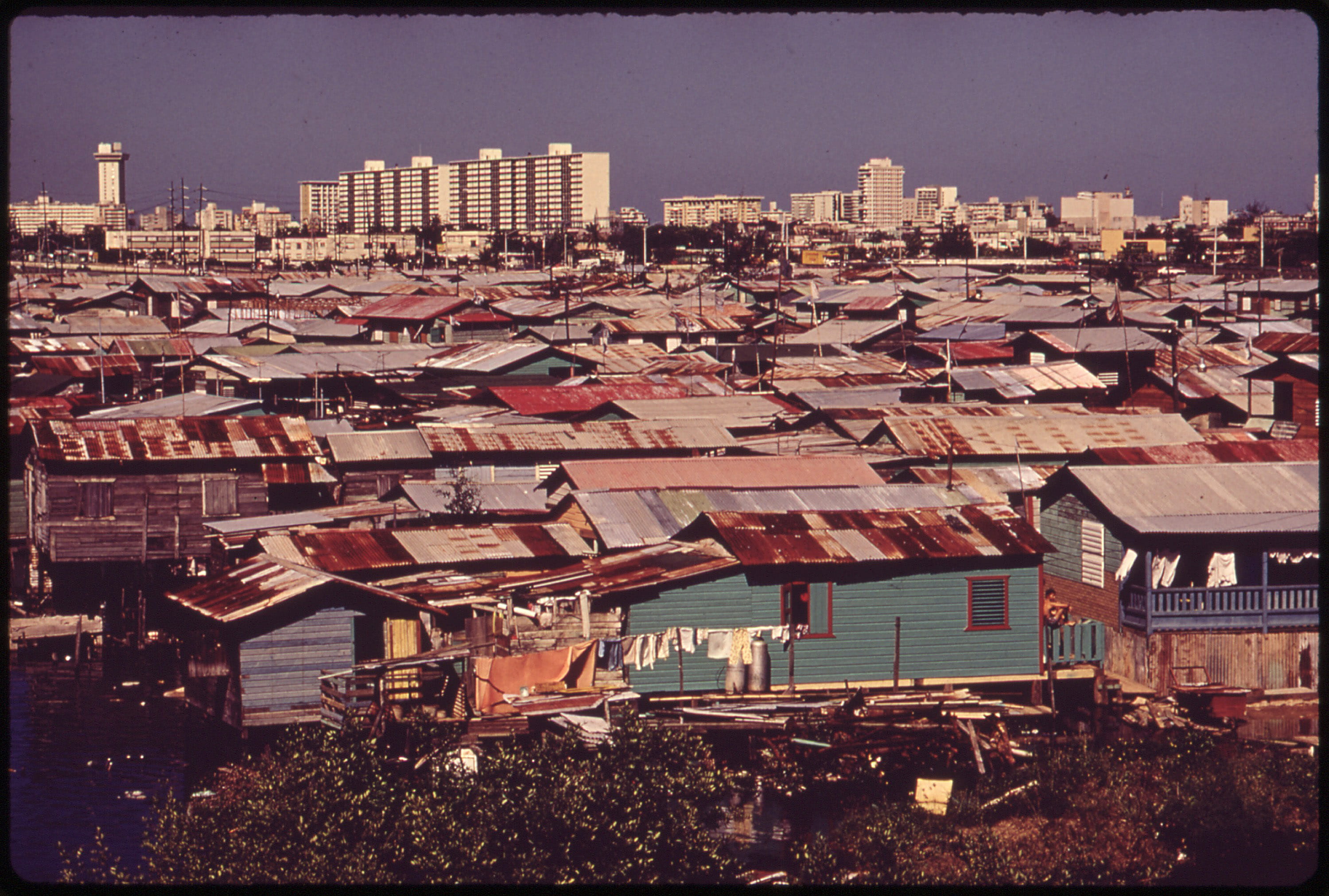 townscape, pe, shanty, skyscraper, auto post production filter, europe, martin pena canal, crowded, nature, apartment, san juan, architecture, juan, puerto rico, HD Wallpaper