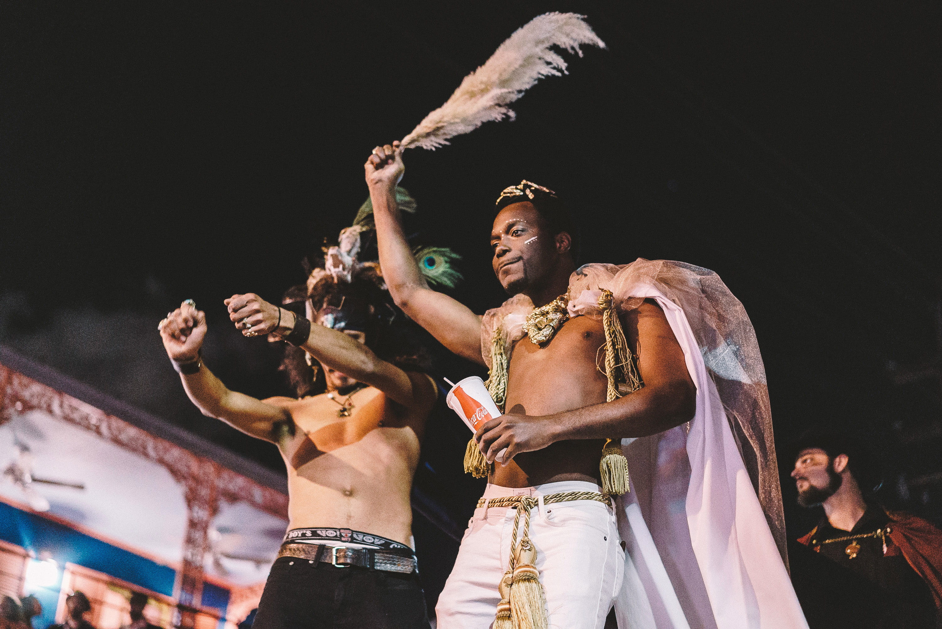 Louisiana, group of people, human arm, public domain, Costume, performance, dancing, festival, arms raised, Orleans in, nightlife, cultures, event, fun, HD Wallpaper