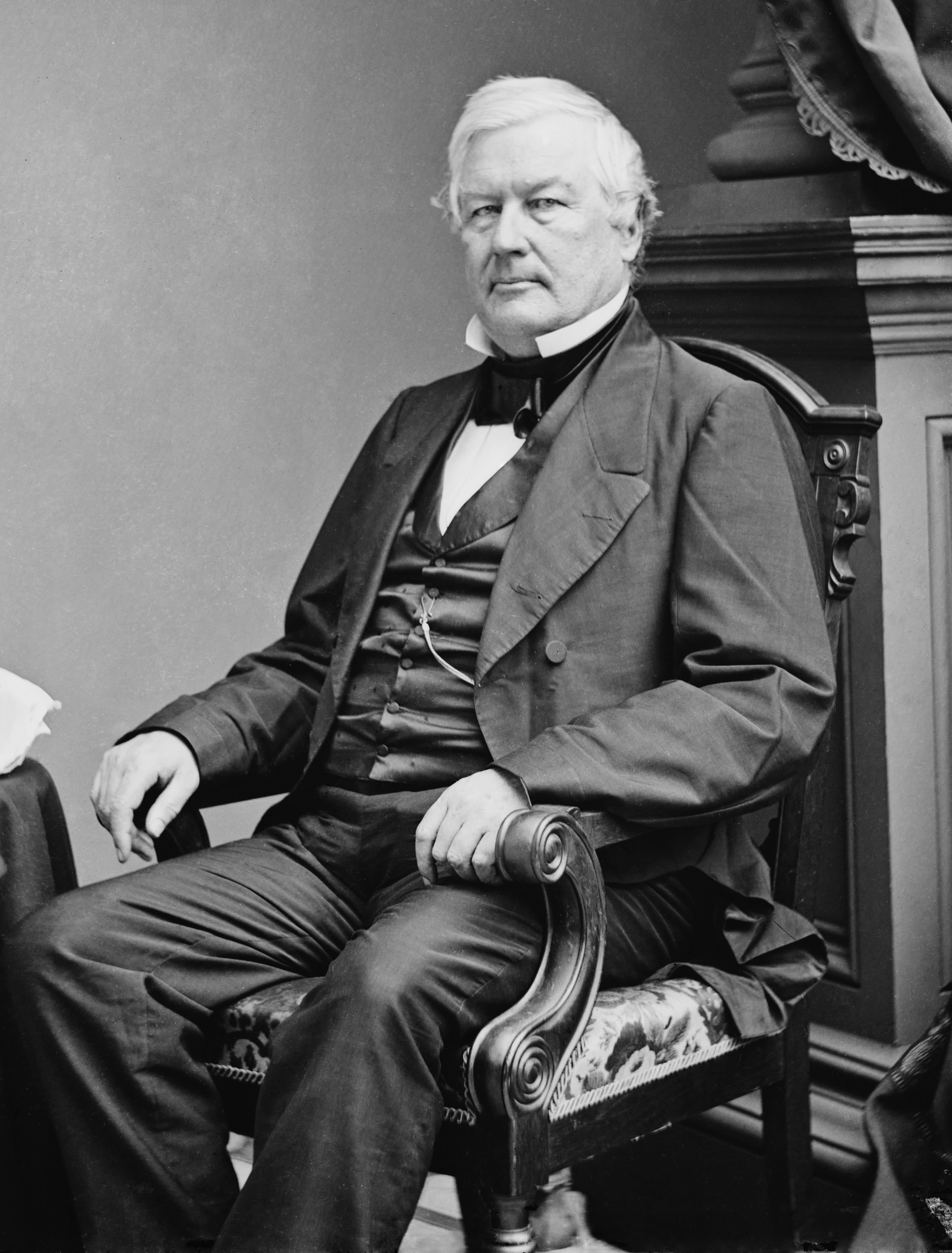 time, males, characters, Photo, president, england, one Person, black And White, sitting, mature adult, visual Art, public domain, seat, Millard Fillmore, Phone HD Wallpaper