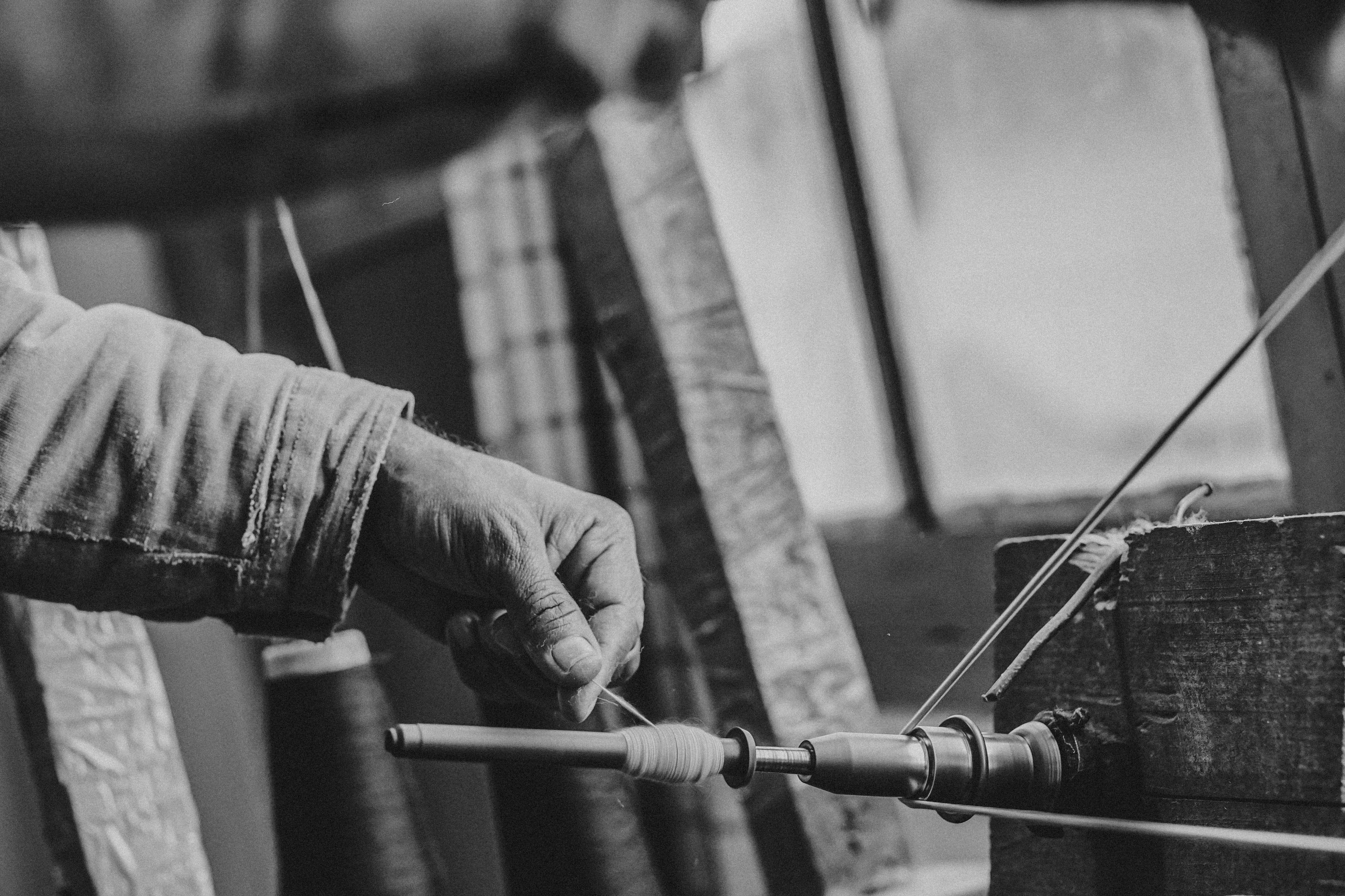 person, manual work, work, woods, industrial, human hand, outdoors, real people, factory, metal, working, 4K, job, black and white, indoors, machine, holding, HD Wallpaper