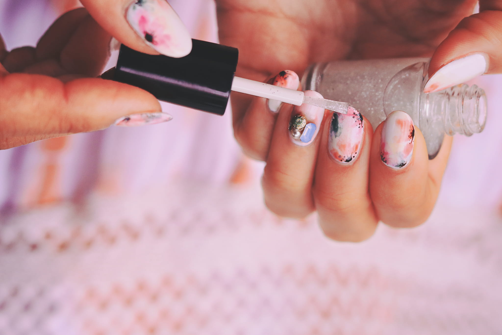 hand, holding, human finger, females, painting fingernails, women, human body part, human Hand, body part, people, focus on foreground, creativity, nail polish, HD Wallpaper