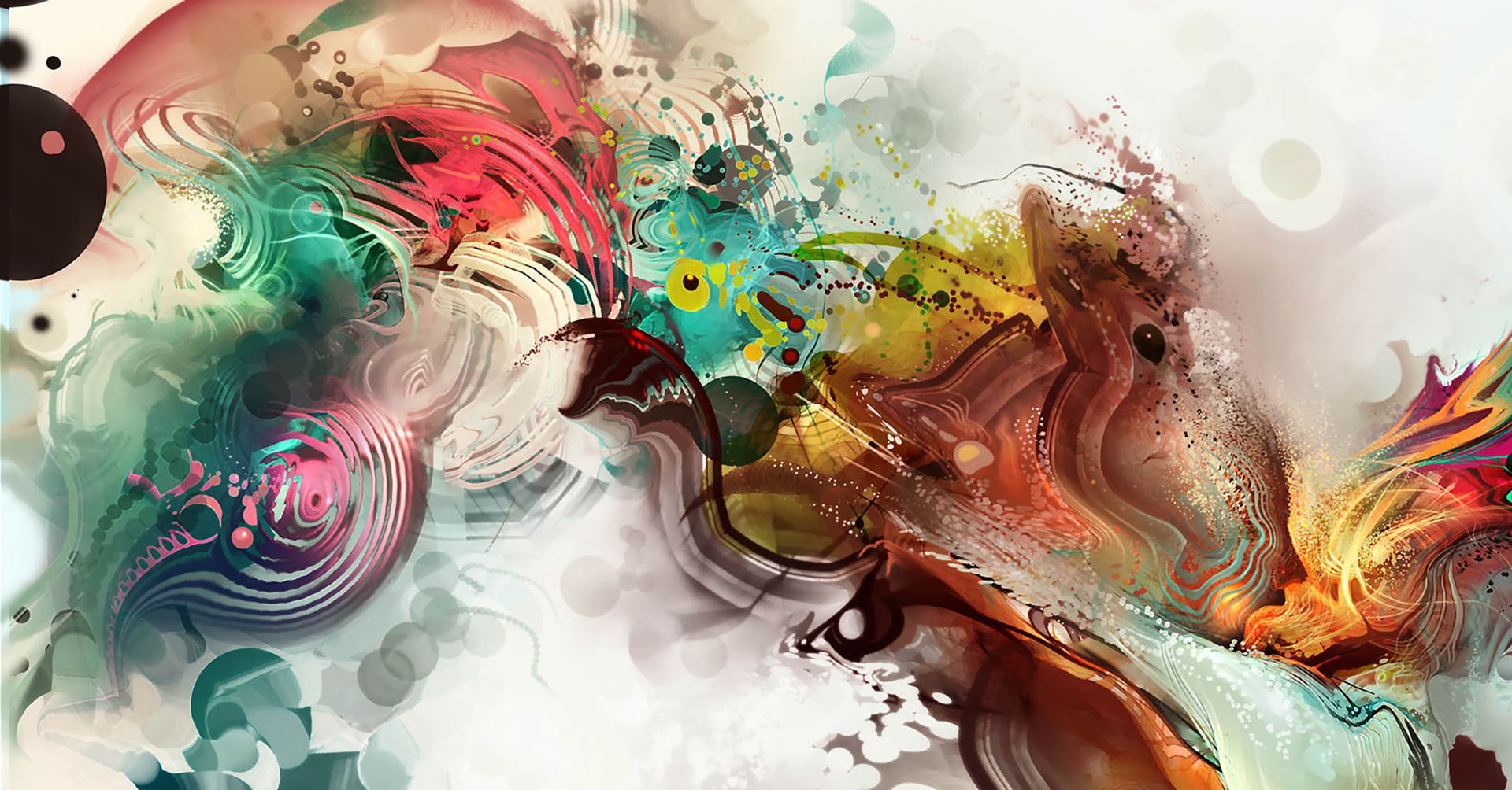 paint, art and craft equipment, craft, artworks, indoors, 1080P, water, mixing, high angle view, messy, drawings, variation, table, Art 3D Digital Abstract  HD, HD Wallpaper