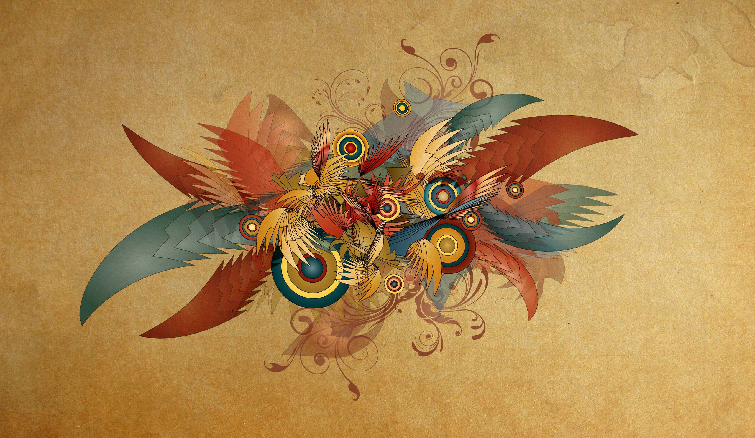 cool images, no people, 2K, animal representation, dragon, japanese art, ornate, close-up, colourful paints, pattern, animal, feather, animal wing, artworks, HD Wallpaper