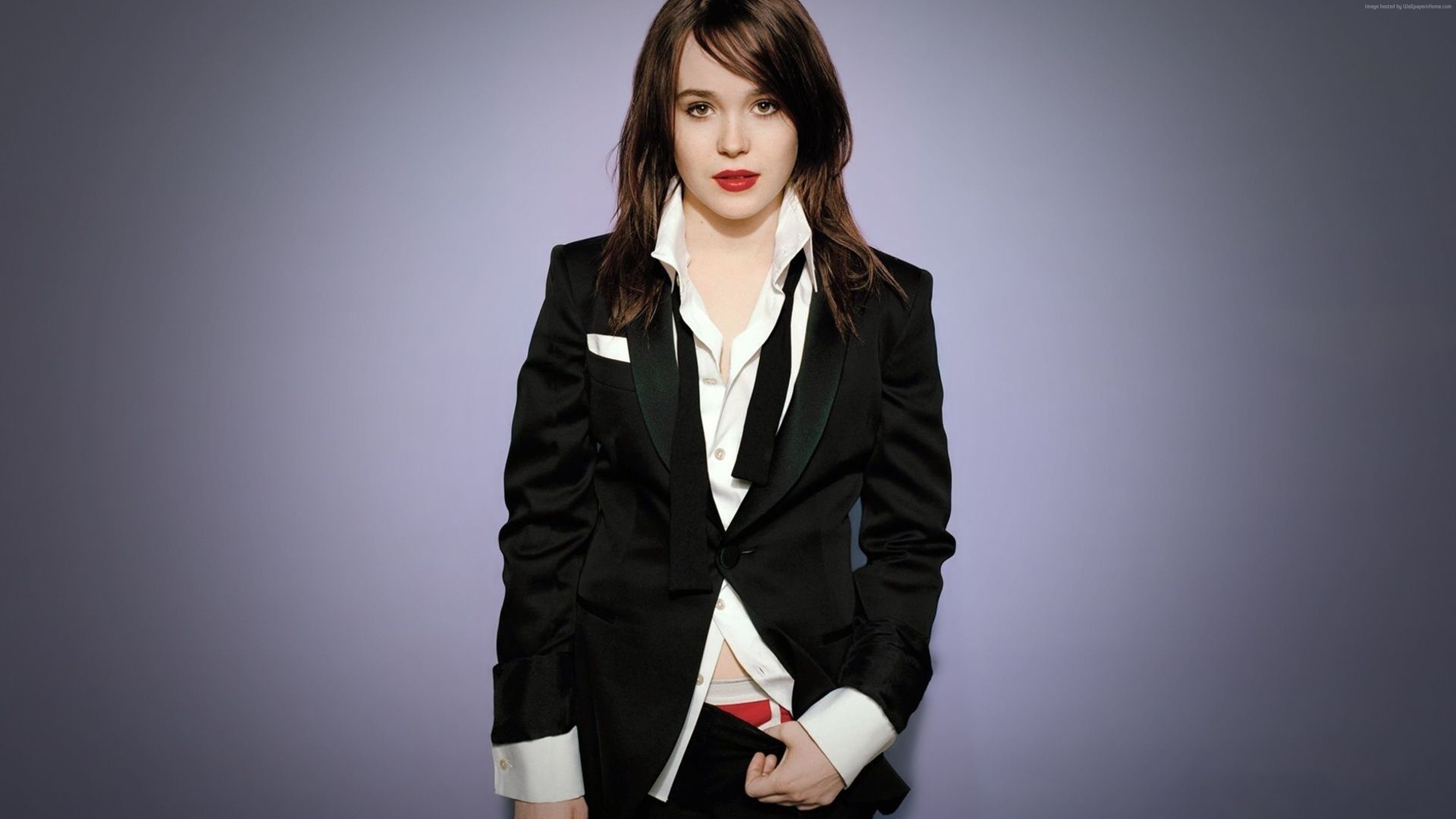 4K, 4k, photo, Ellen Page, HD Wallpaper