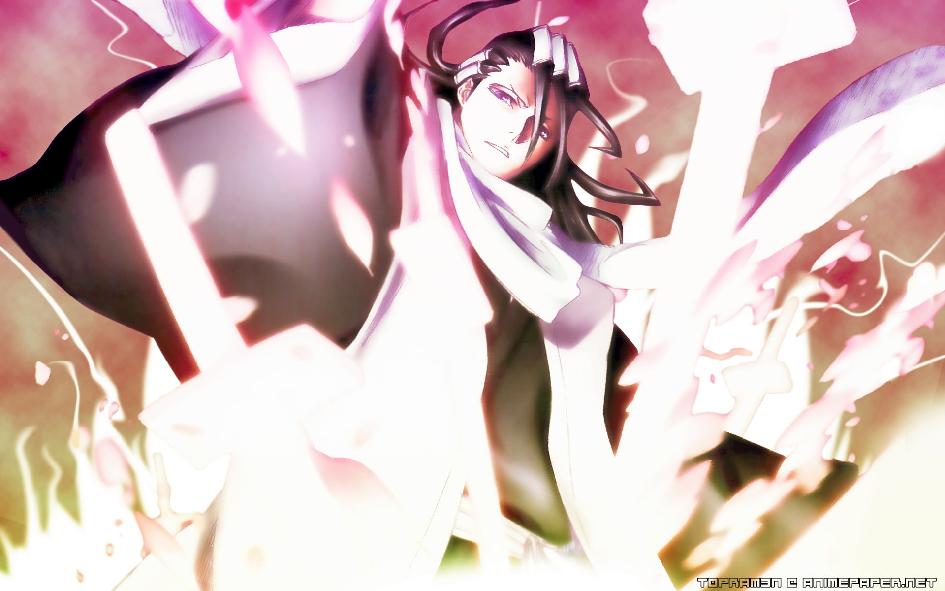 bleach, anime, hd, byakuya, Kuchiki, 1080P, art, HD Wallpaper