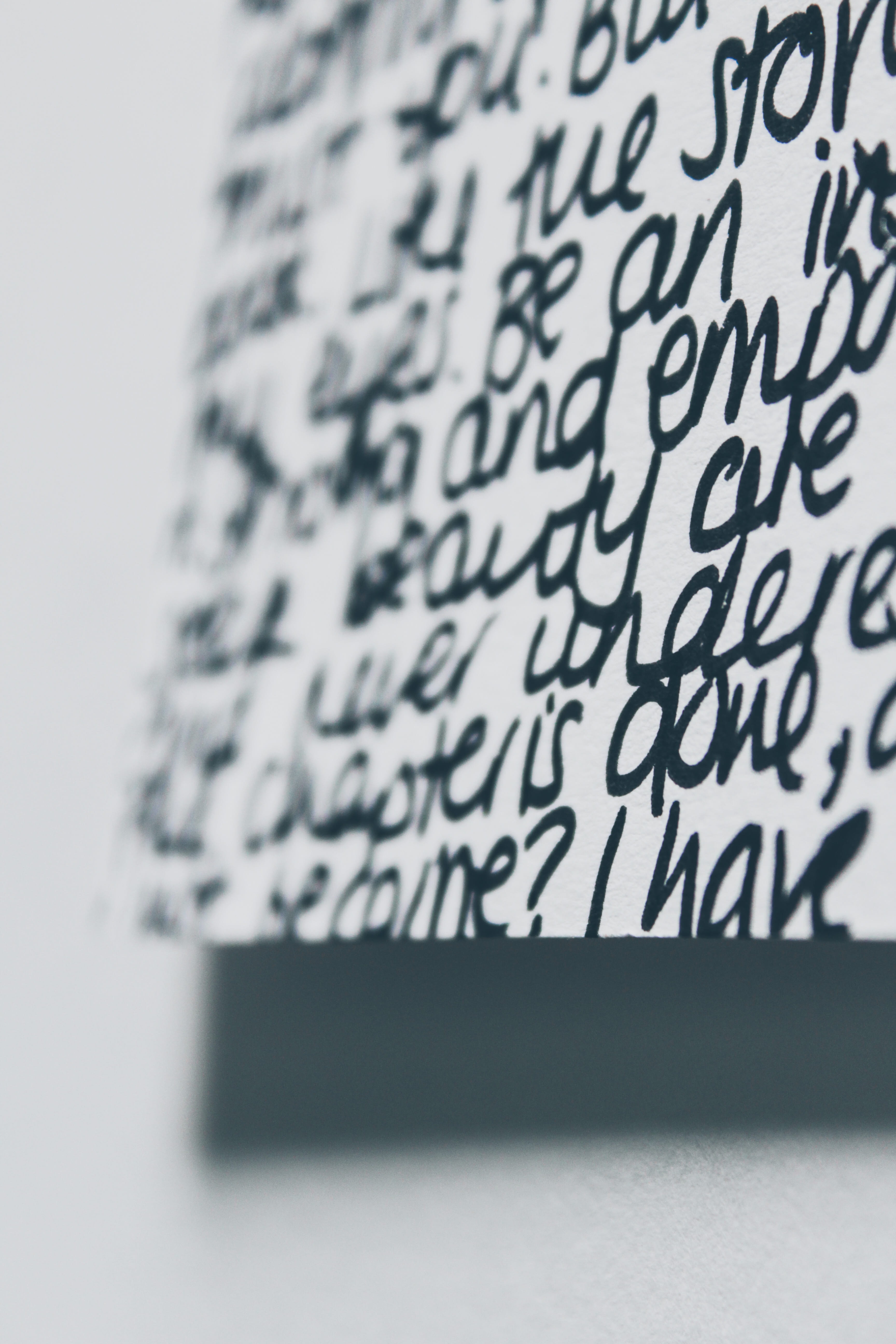 paper, letter, connection, text, flower, selective focus, close-up, page, technology, black color, drum, sticker, indoors, pattern, calligraphy, scroll, Phone HD Wallpaper