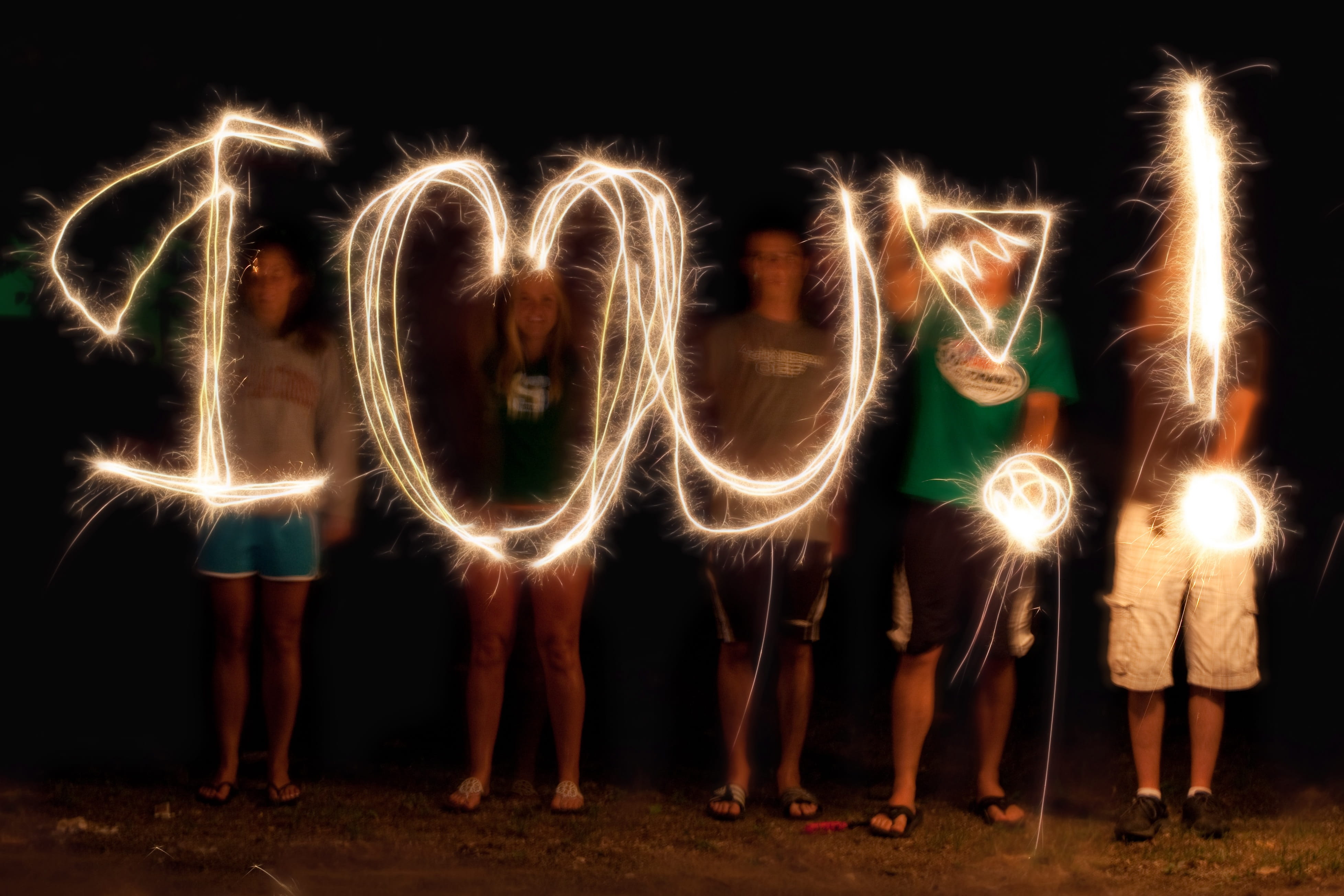 firework - Man Made Object, celebration, obscured face, sparkle, lifestyles, standing, new Years Eve, time, glow, person, writing, group, arts culture and entertainment, HD Wallpaper