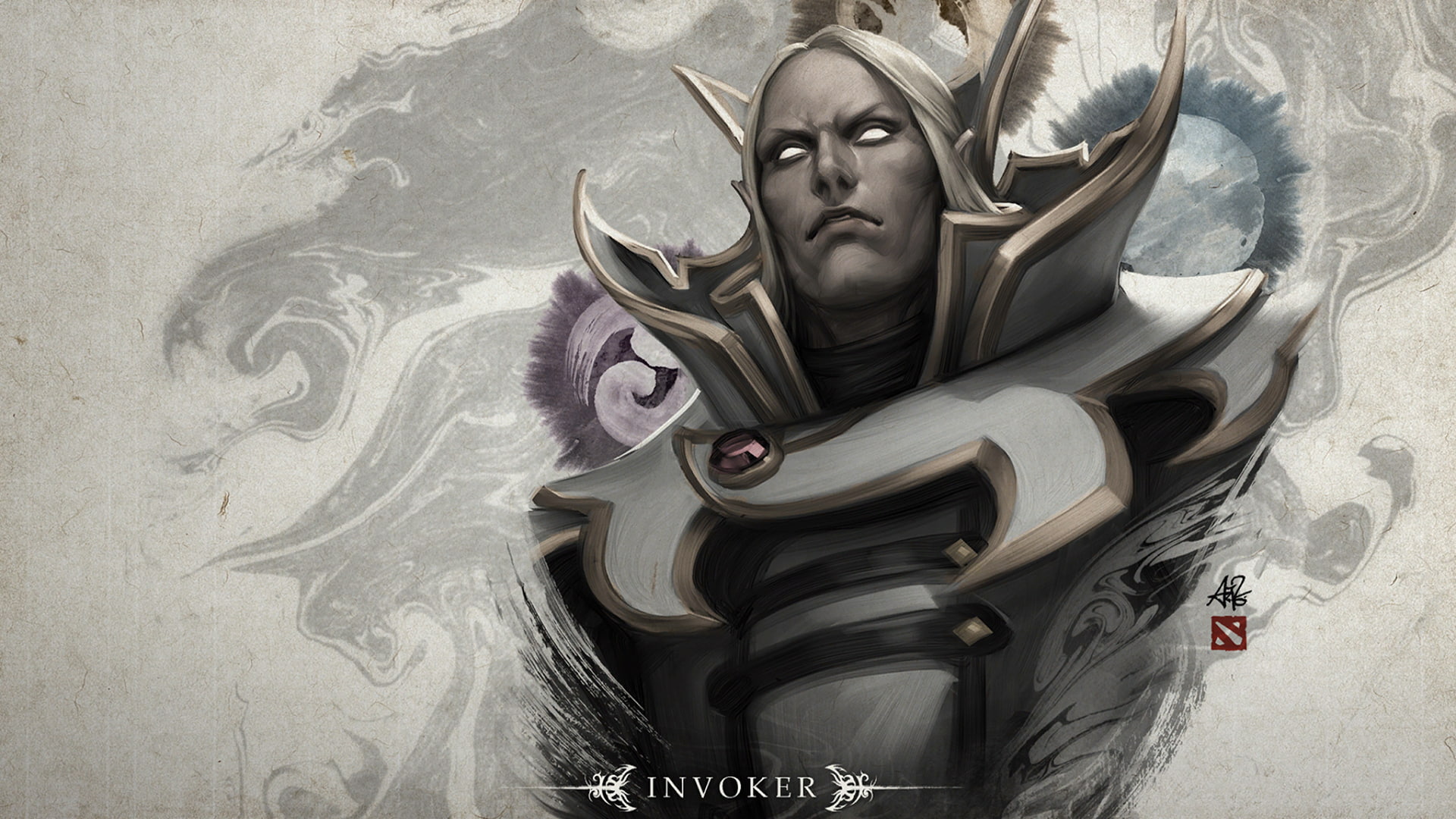 Invoker, Loading screen, Dota 2, 1080P, HD Wallpaper