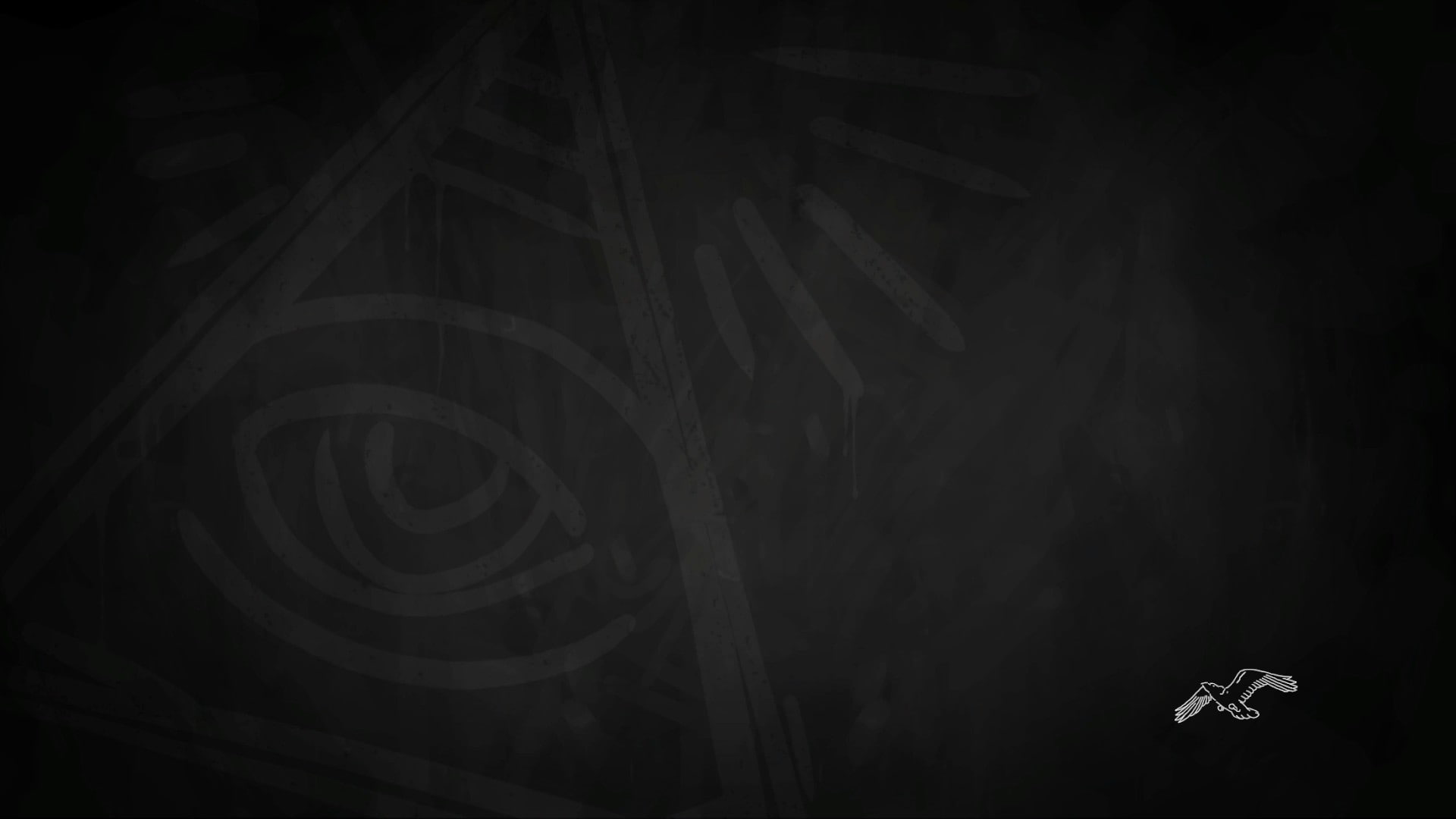 drawing - art product, Gamer, black color, film industry, architecture, night, Arcadia Bay, lifeisstrange, copy space, graffiti, indoors, 1080P, wall - building feature, HD Wallpaper