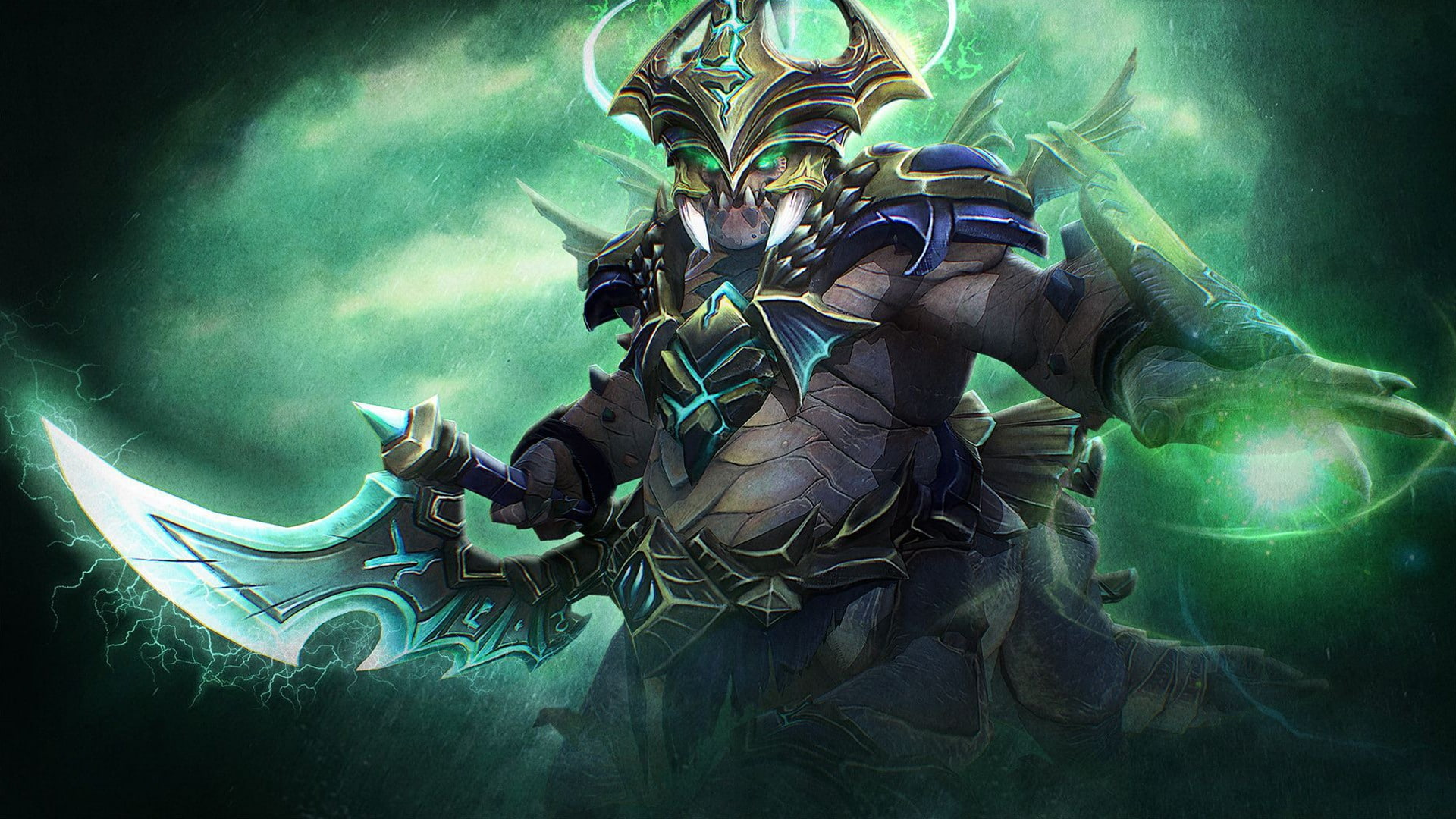 image, hero, armor, 1080P, rift, dota, screen, underlord, shot, dark, vrogros, HD Wallpaper