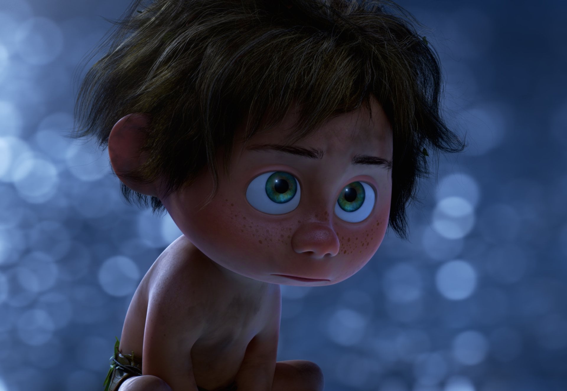 Spot (The Good Dinosaur), human face, boys, males, portrait, real people, close-up, The Good Dinosaur, child, shirtless, headshot, one person, focus on foreground, HD Wallpaper