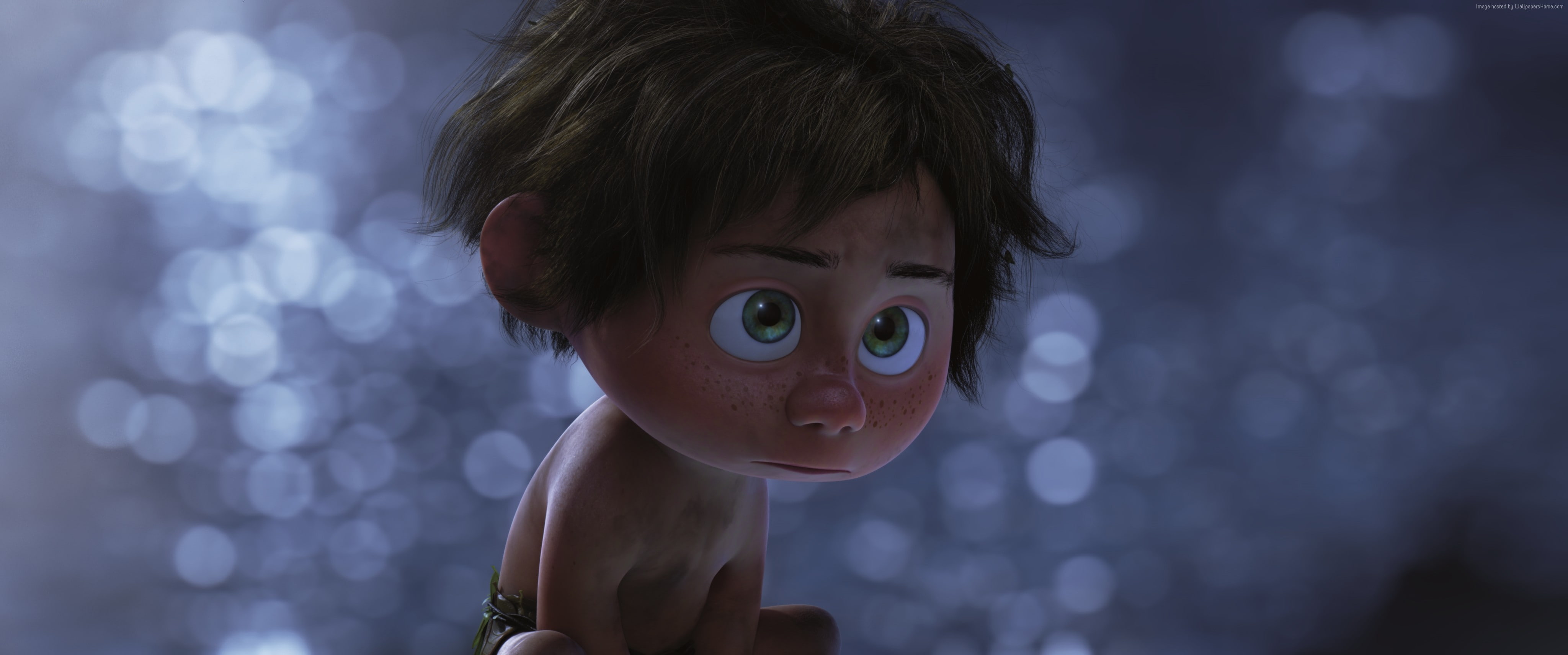 The Good Dinosaur, 4K, boy, HD Wallpaper