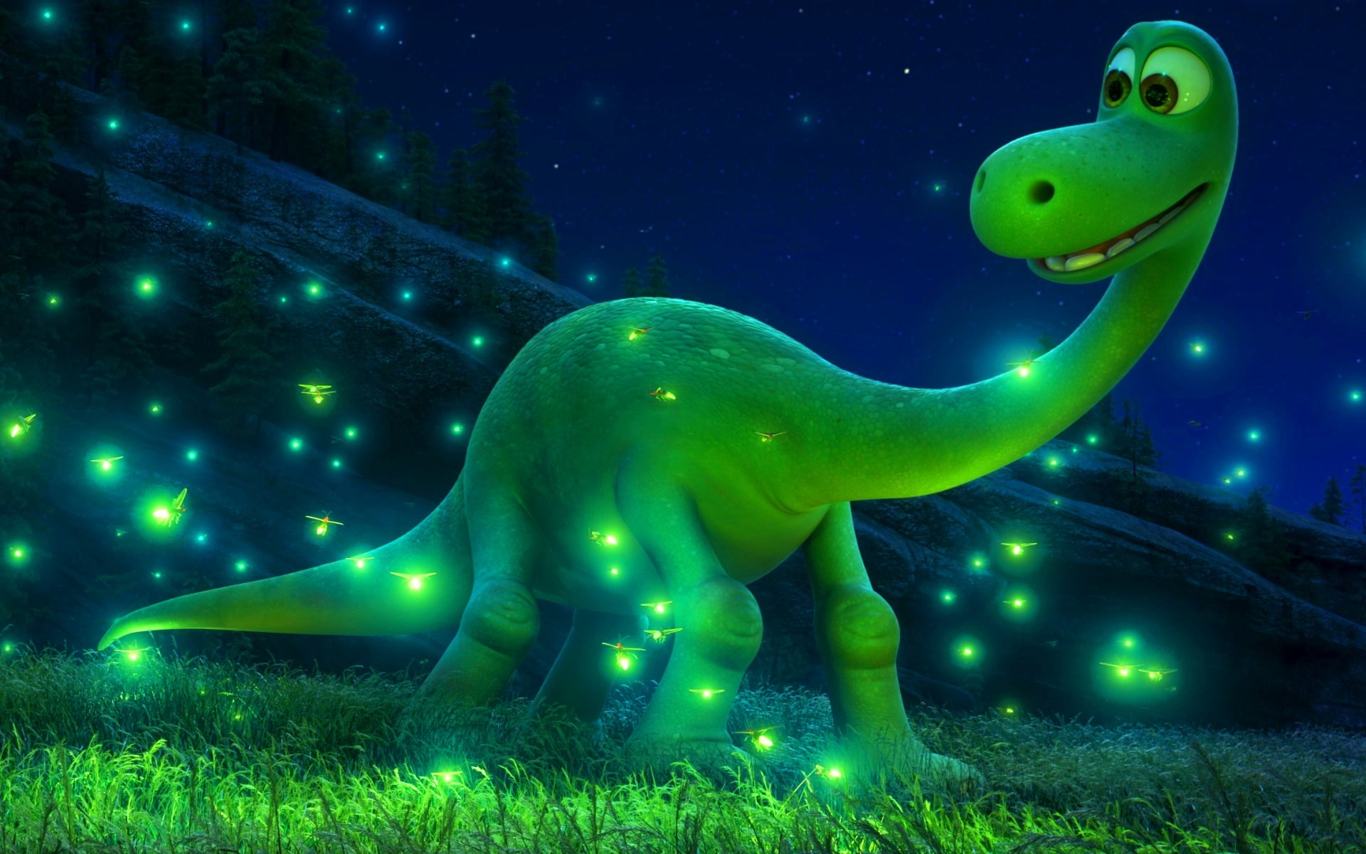 representation, hollywood, green color, outdoors, vertebrate, creativity, water, illuminated, character, 1080P, good, sea, animals in the wild, 2015, Hollywood Movies, HD Wallpaper