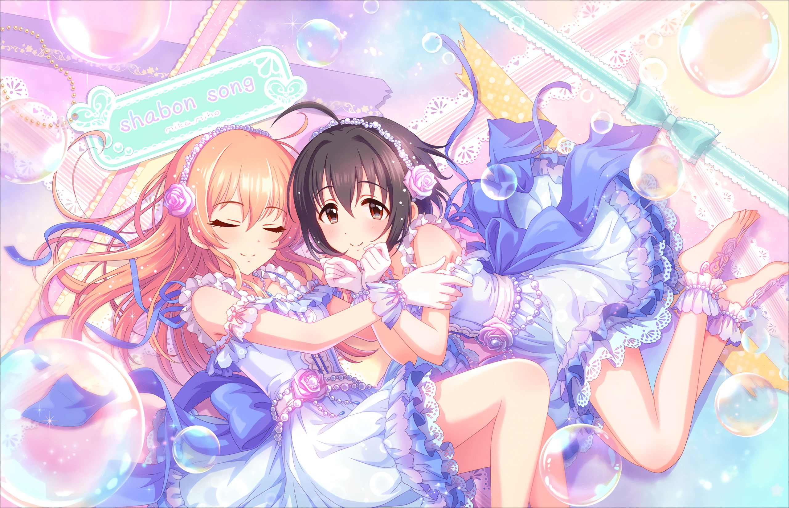 girls, art, card, idolmaster, cinderella, 2K, official, illustration, HD Wallpaper
