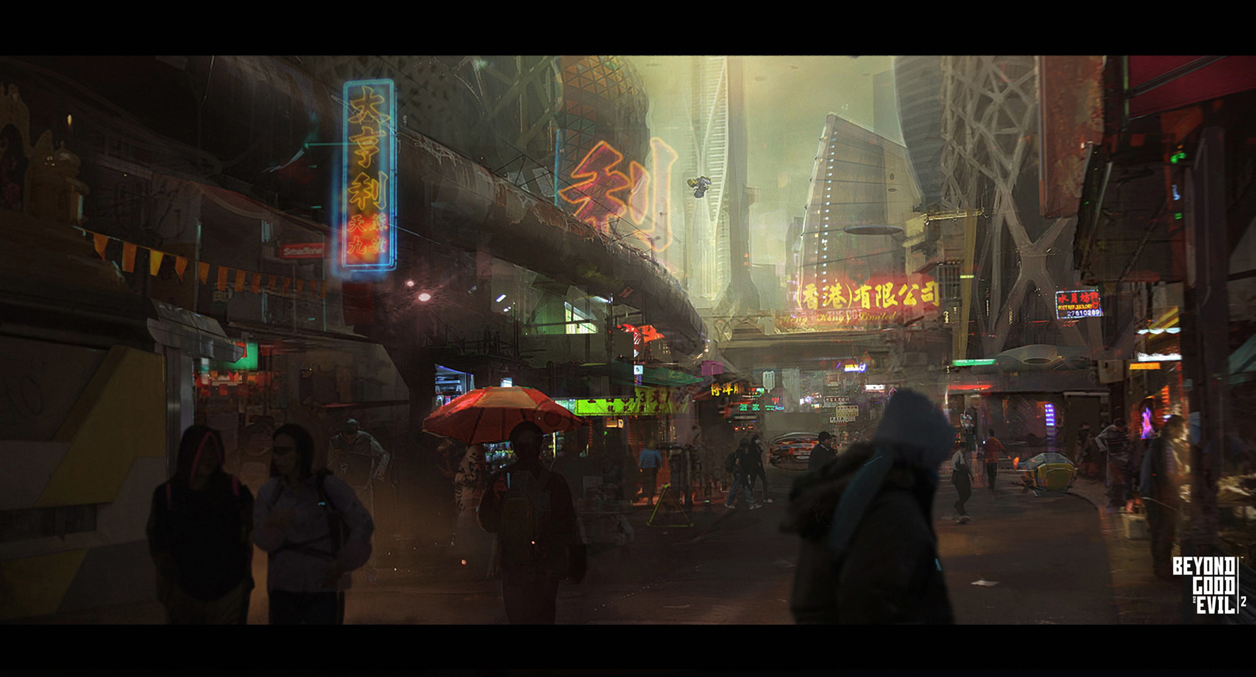 2K, real people, Beyond Good and Evil, office building exterior, built structure, illuminated, skyscraper, men, outdoors, motion, transfer print, auto post production filter, HD Wallpaper