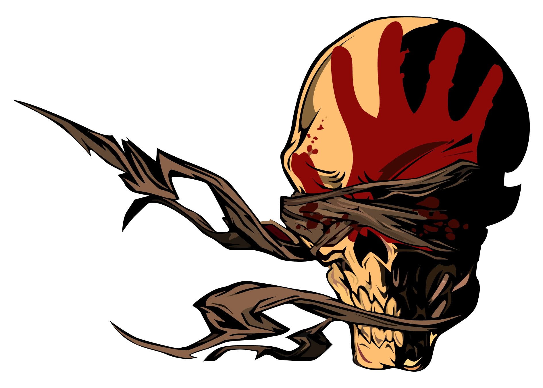 720P, Five Finger Death Punch, Skull, Band (Music), HD Wallpaper