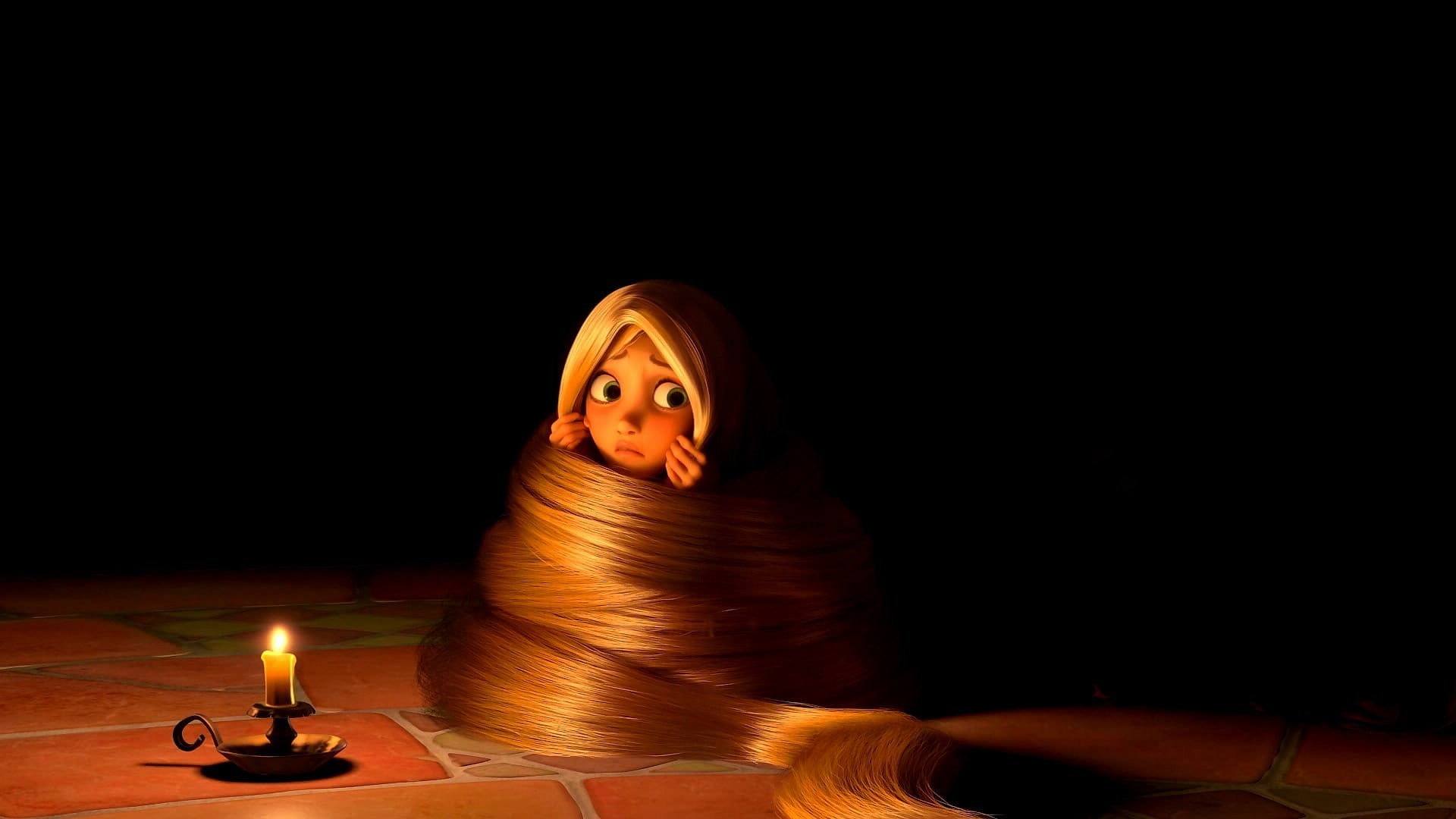 Tangled, Rapunzel, 1080P, movies, HD Wallpaper