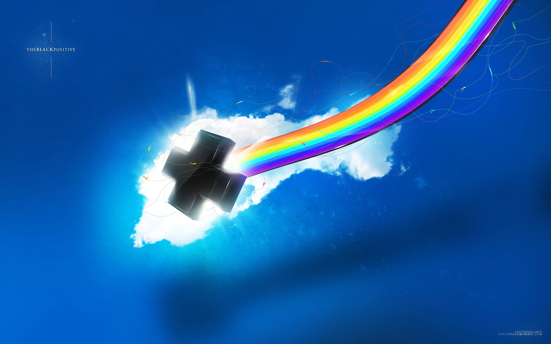 positive, dark, 1080P, HD Wallpaper