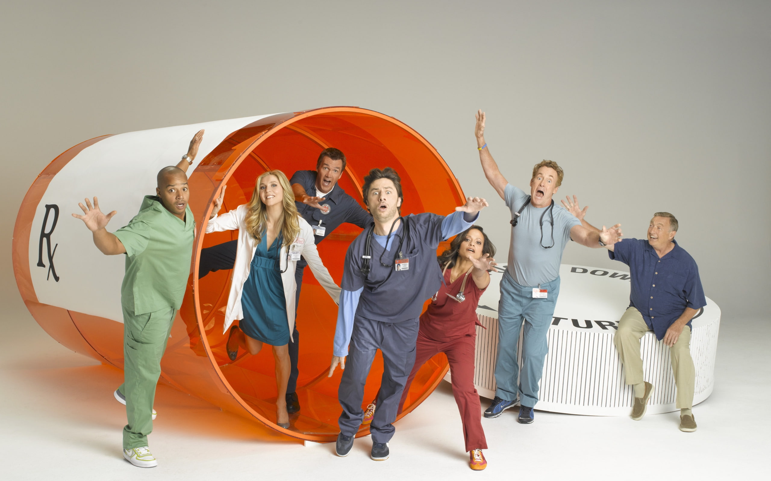 2K, scrubs, film, series, actors, poster, movie, HD Wallpaper