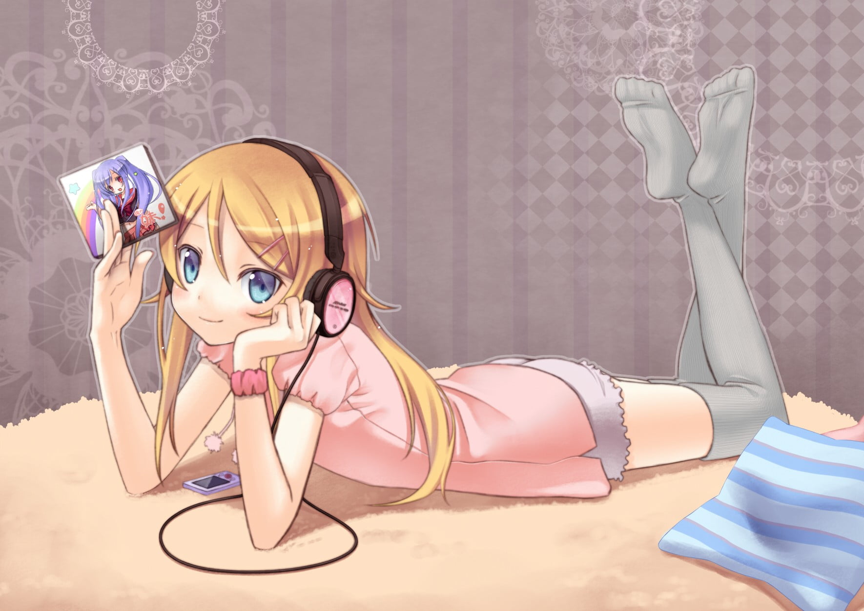 adult, women, lying down, anime girls, Kousaka Kirino, indoors, medical equipment, 720P, technology, healthcare worker, human representation, representation, HD Wallpaper