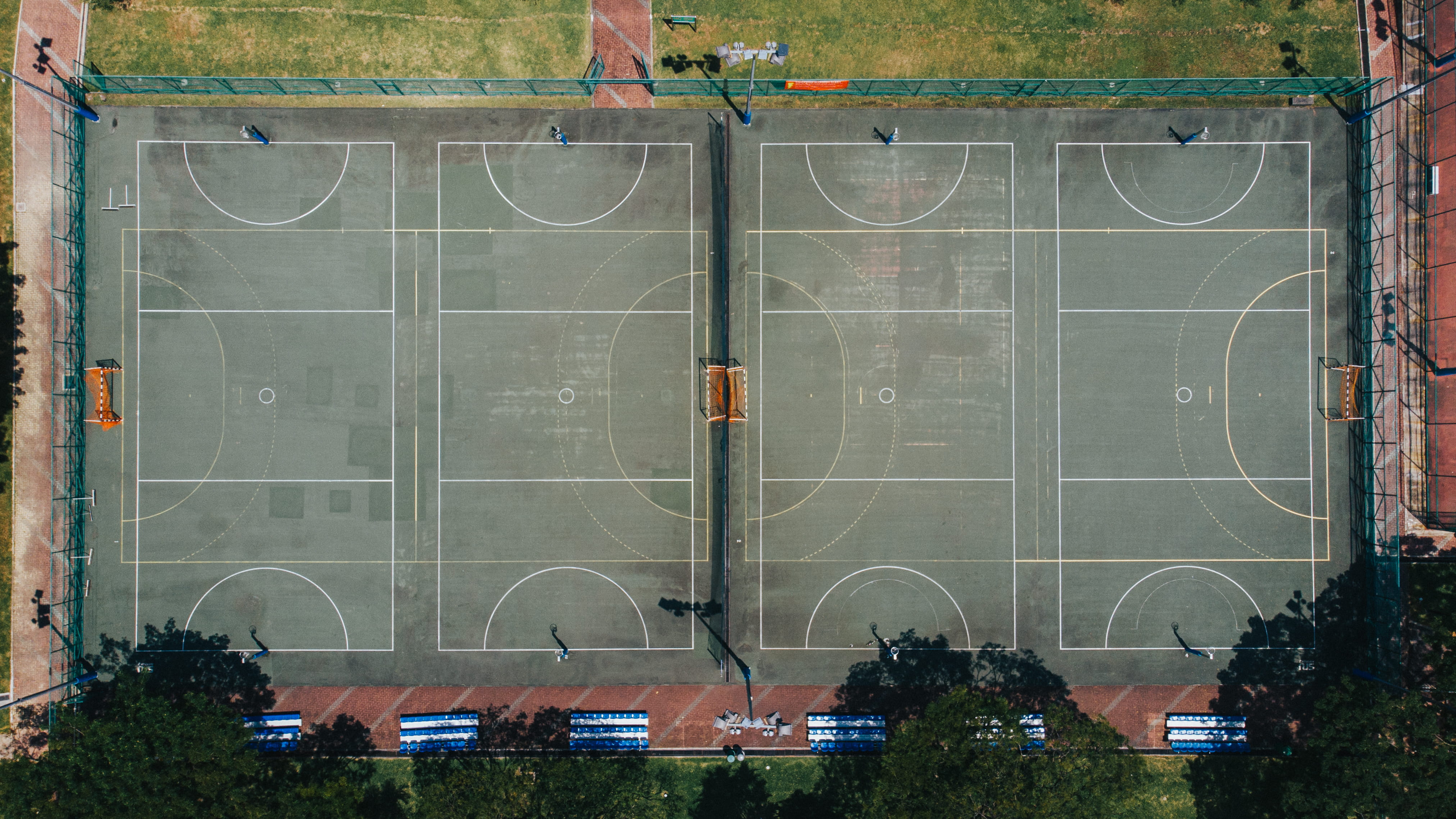 field, football field, american football, team sport, car, view, architecture, people, animal, soccer field, team, playing field, intersection, motion, HD Wallpaper