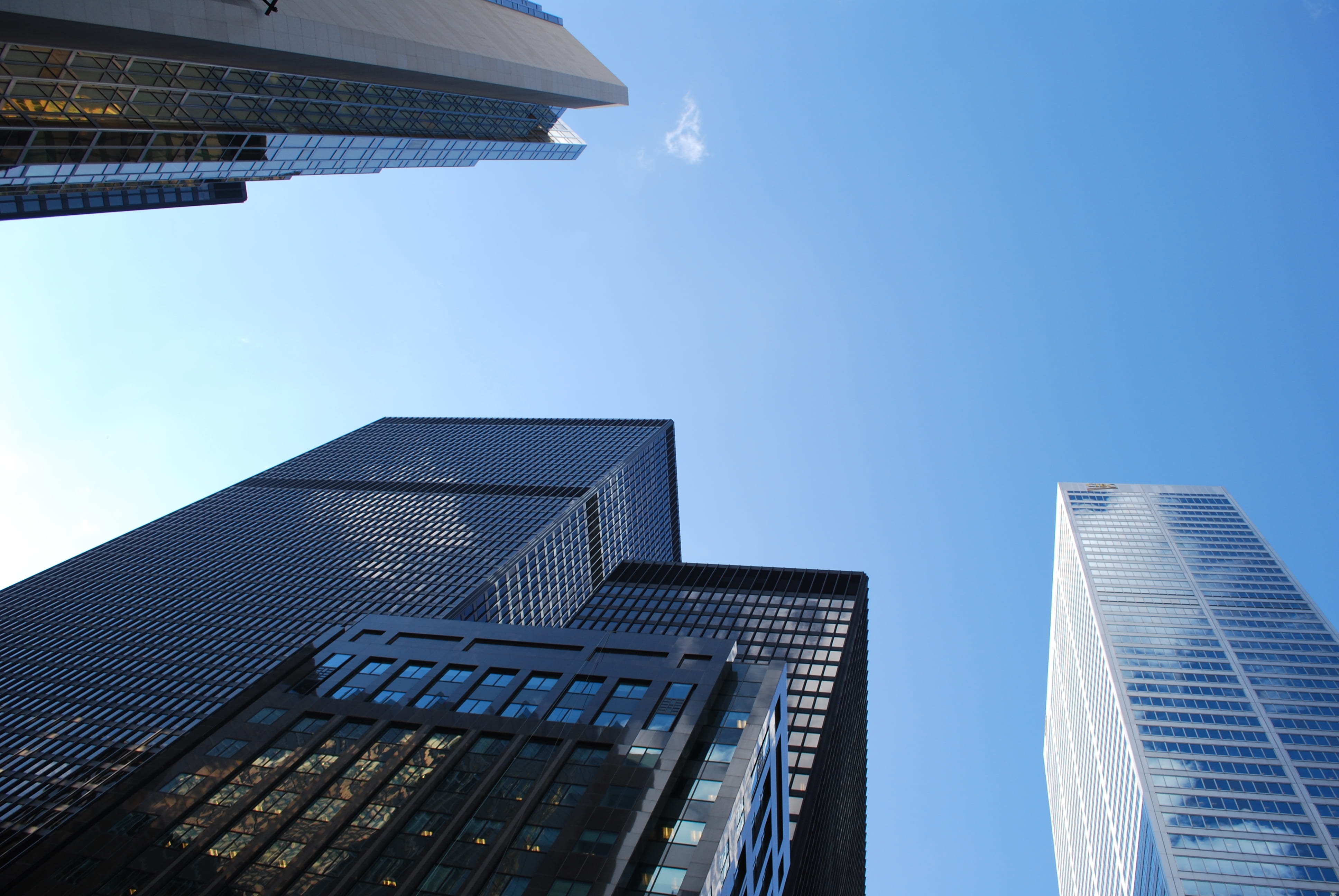 day, built structure, tall, facade, tower, daylight, building, sky, steel, technology, nature, skyscraper, business, clear sky, offices, corporate, contemporary, HD Wallpaper