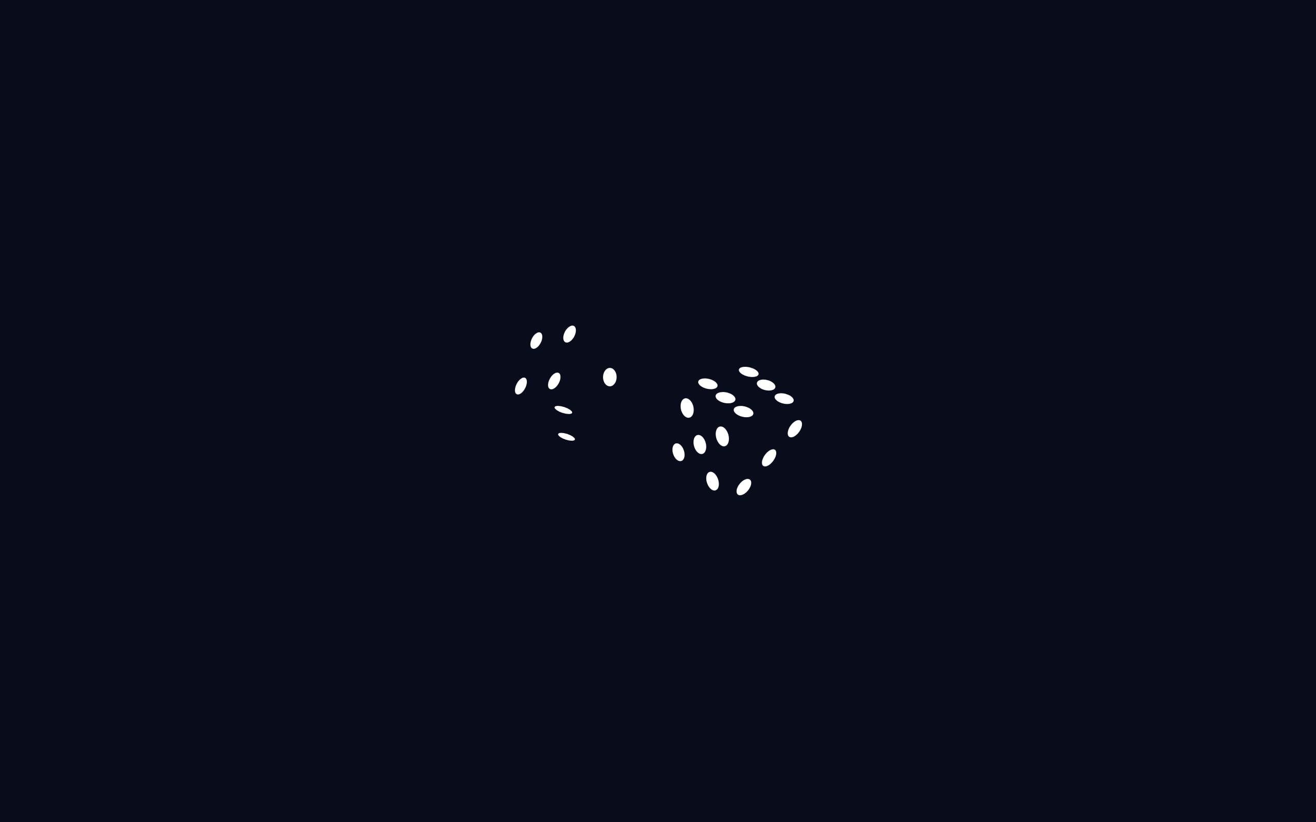 minimalism, 2K, dice, HD Wallpaper