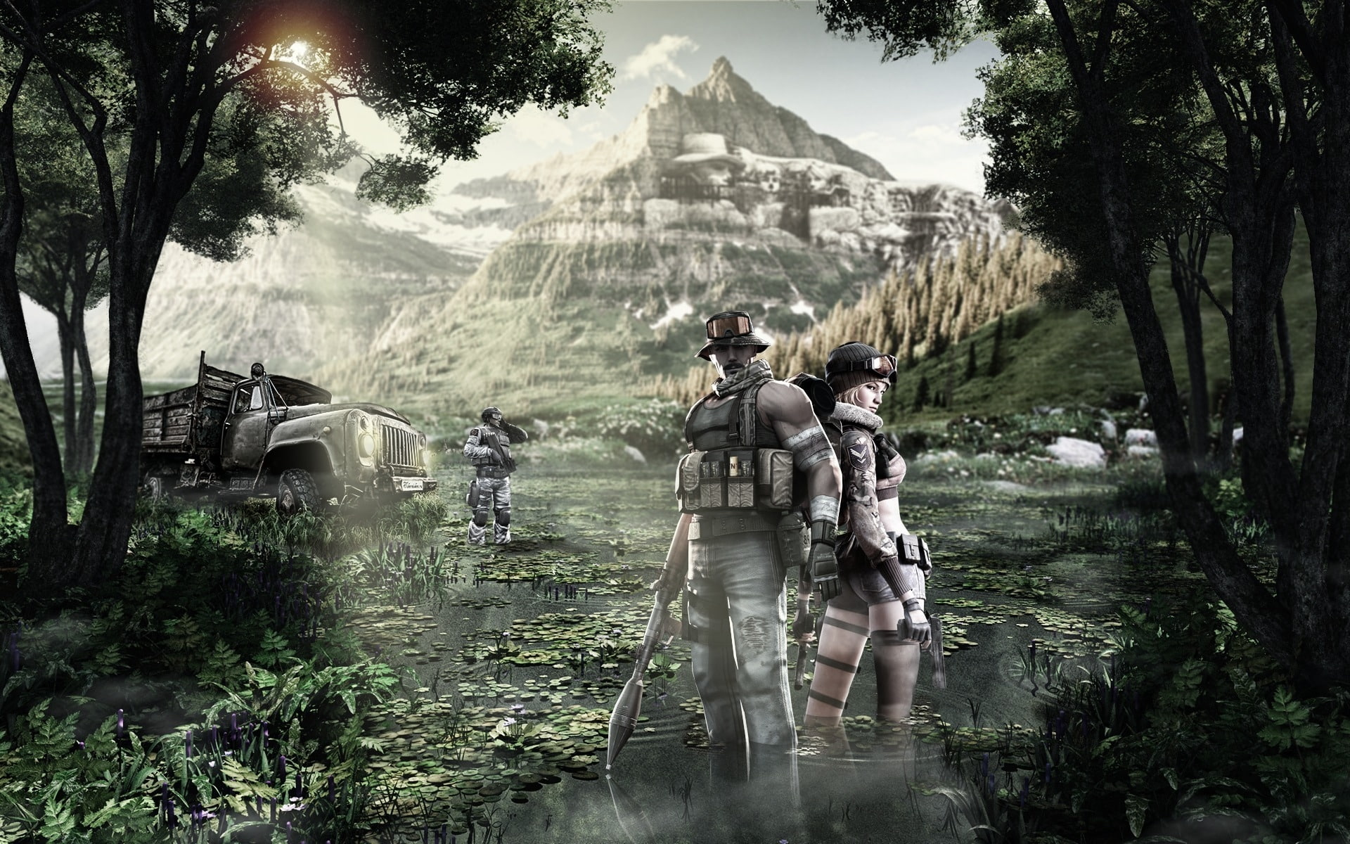 1080P, character, point, blank, HD Wallpaper