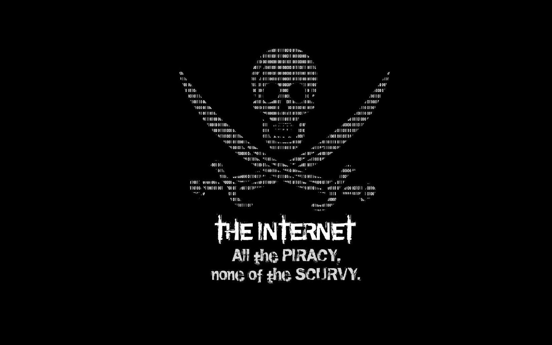 piracy, internet, 1080P, binary, HD Wallpaper