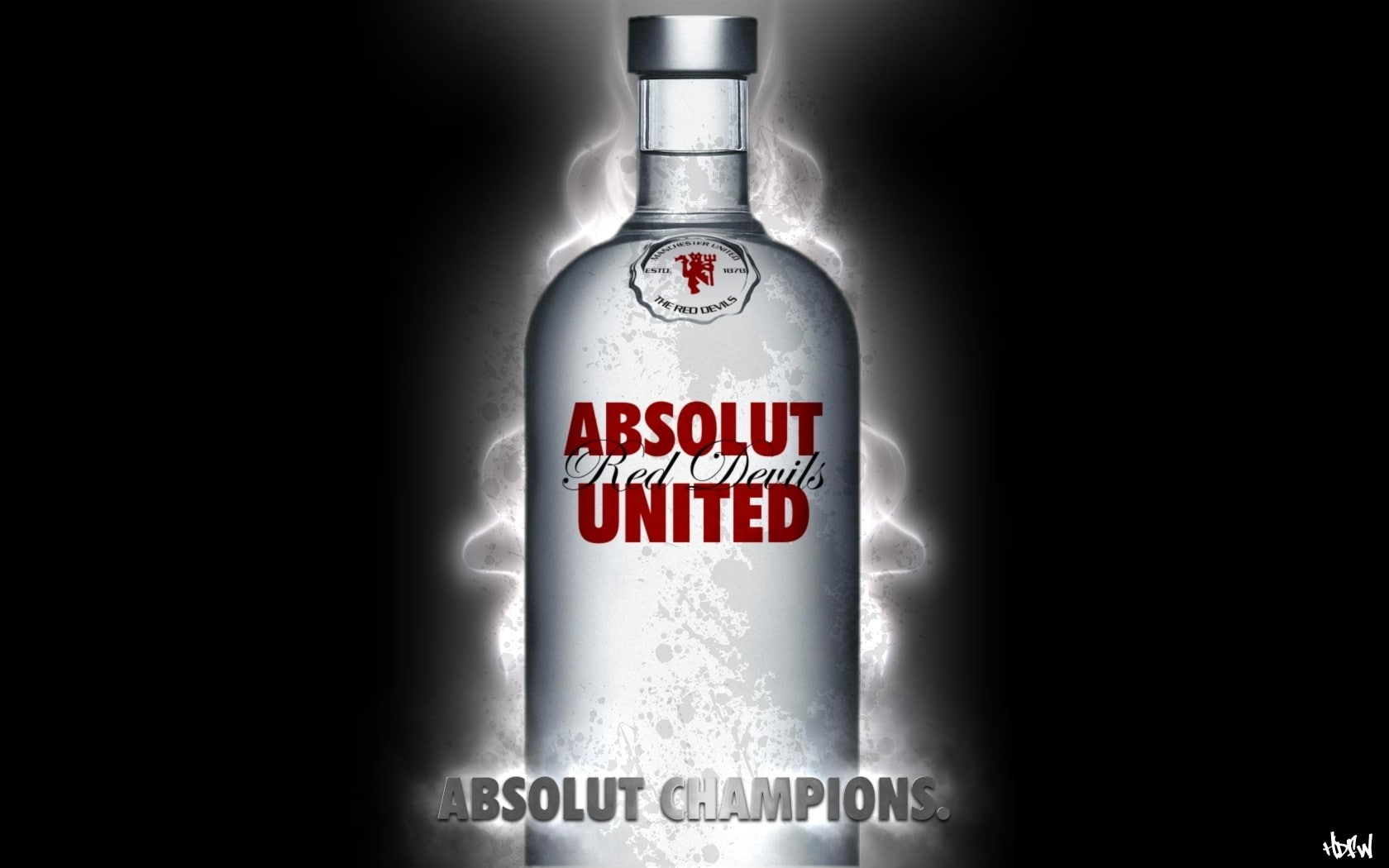 football, Vodka, champions, liquor, soccer, sports, alcohol, united, hd, absolut, manchester, x, funny, 720P, art, HD Wallpaper
