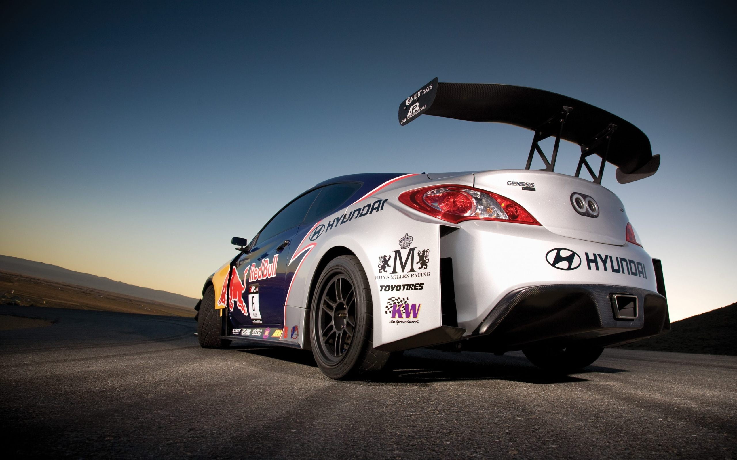 nature, white, day, 2K, auto racing, wheel, outdoors, land vehicle, no people, road, racecar, communication, Hyundai, sunlight, car, sky, speed, clear sky, HD Wallpaper