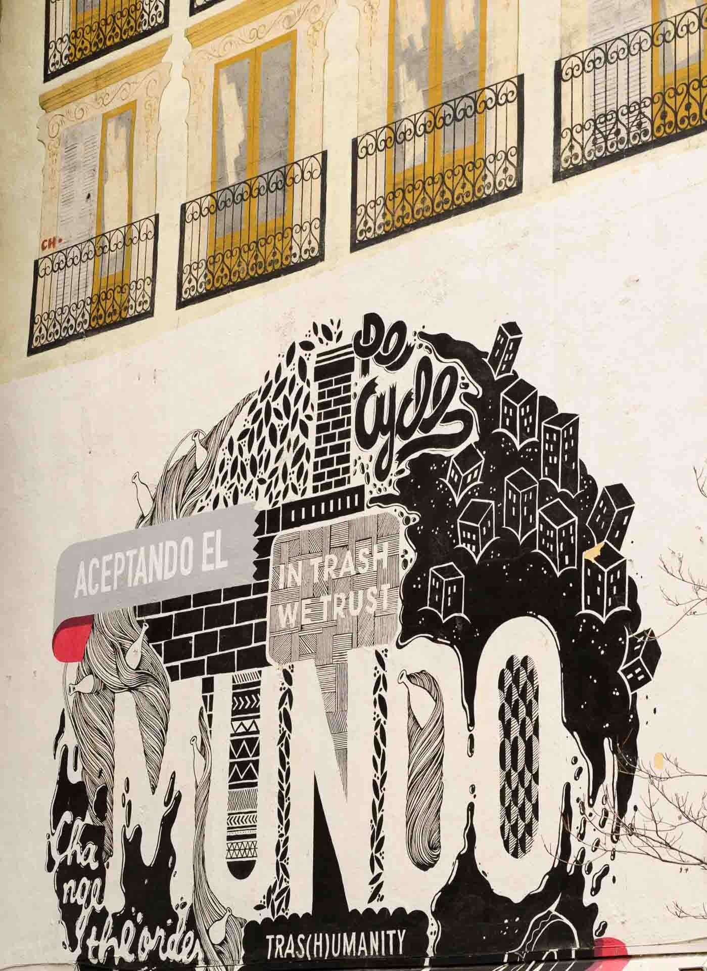 arts culture and entertainment, no people, close-up, western script, Madrid, painted image, wall - building feature, pattern, urban Scene, europe, urban landscape, Phone HD Wallpaper