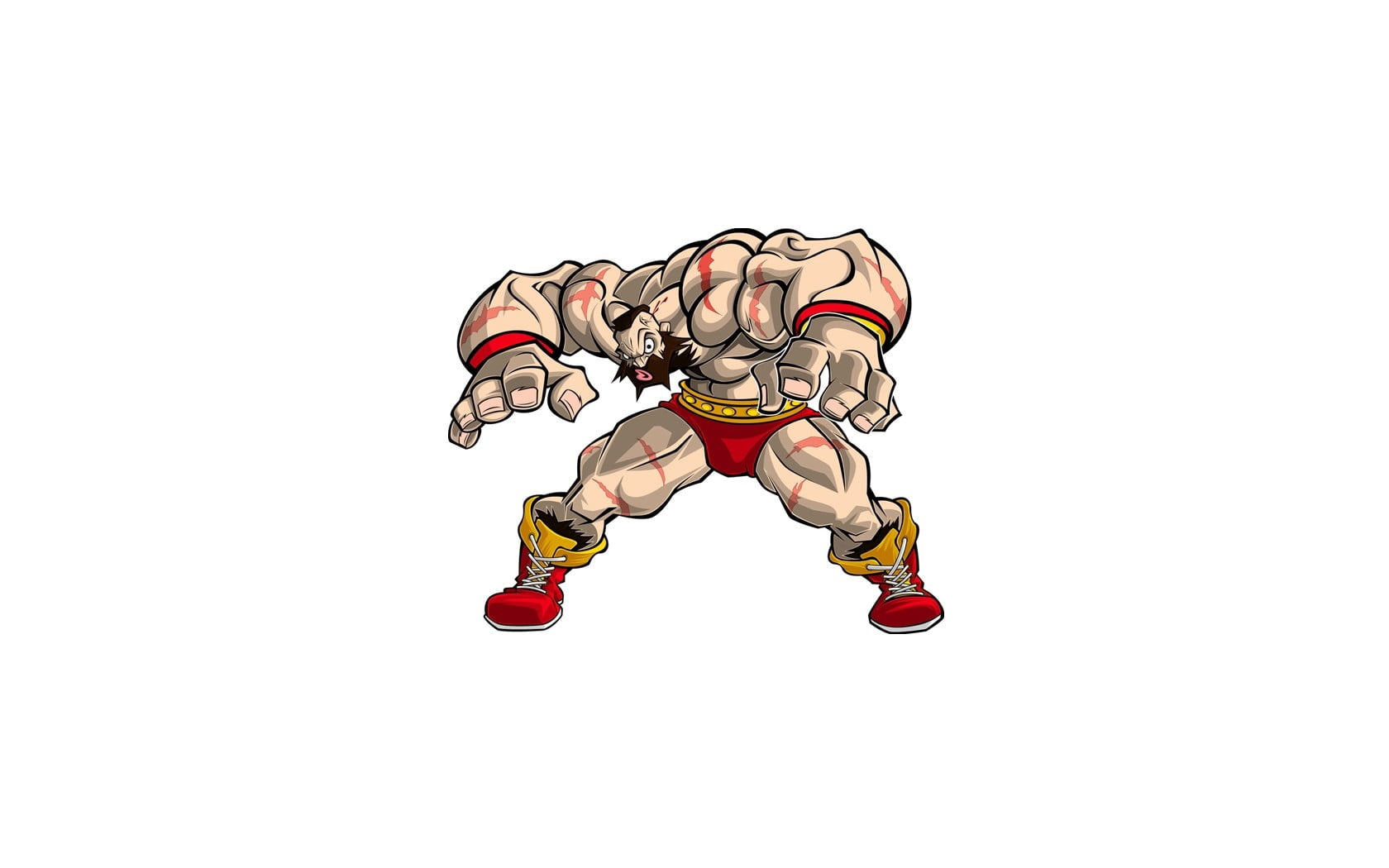 Street Fighter, sport, action, figure, one person, representation, communication, indoors, painting, 720P, leisure activity, copy space, equipment, cut out, HD Wallpaper